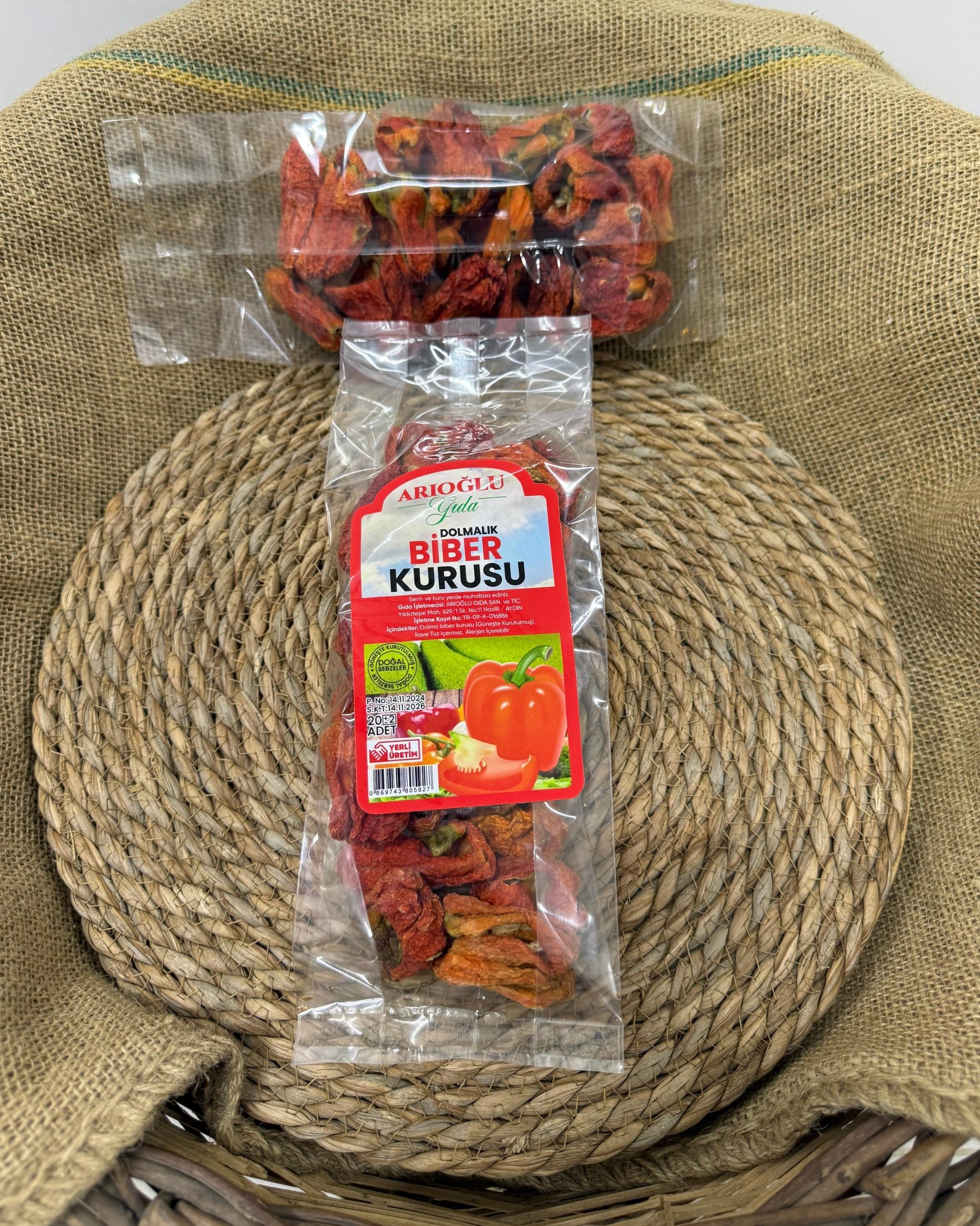 Dolmalık Biber Kurusu 20 adet (14 paket)