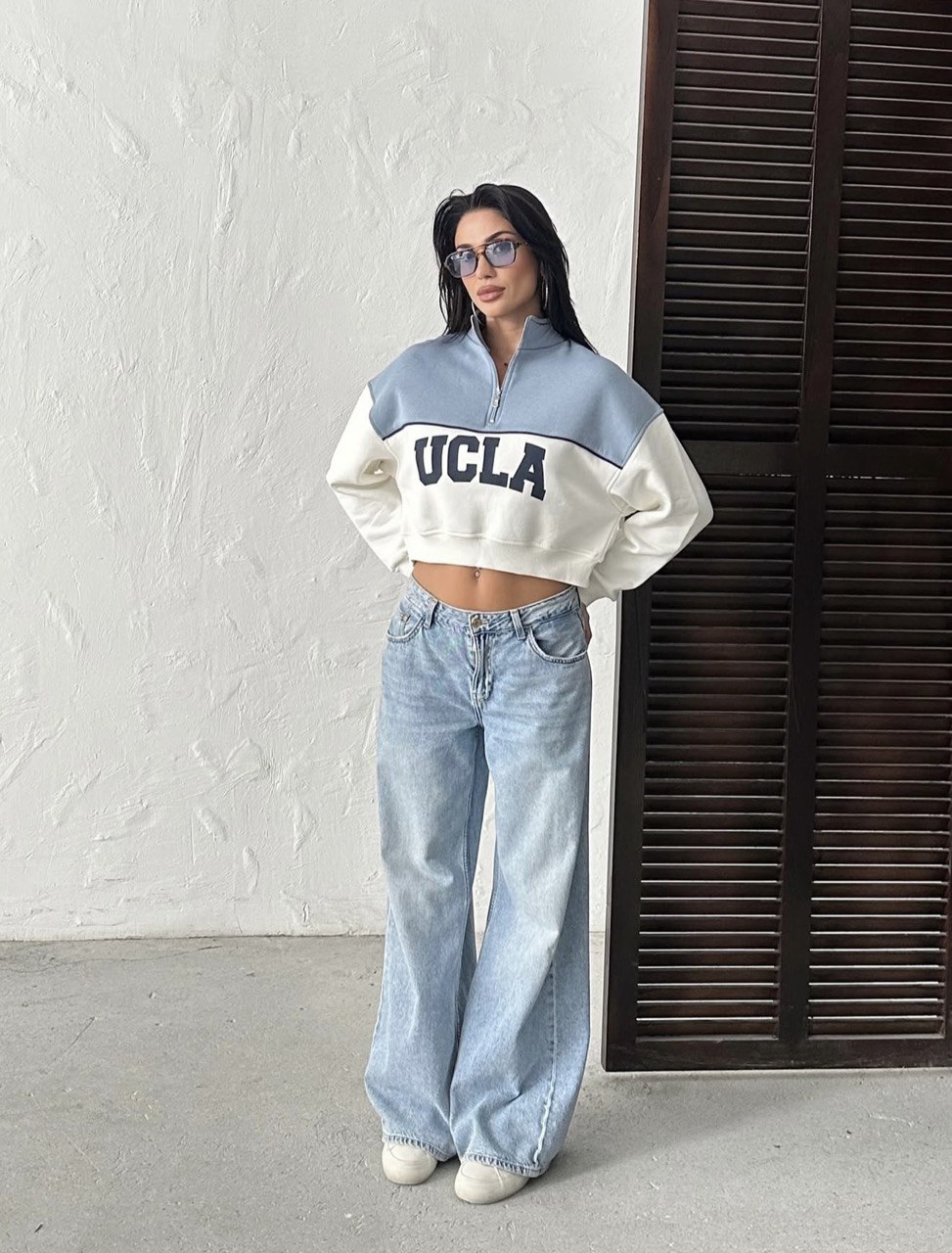 Ucla Crop Sweatshirt