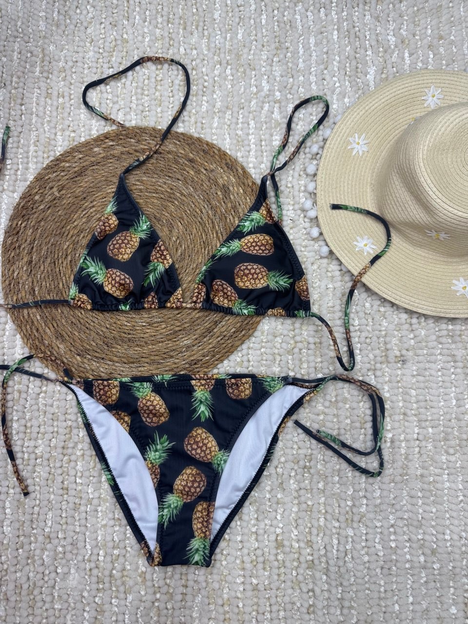 Desenli bikini set
