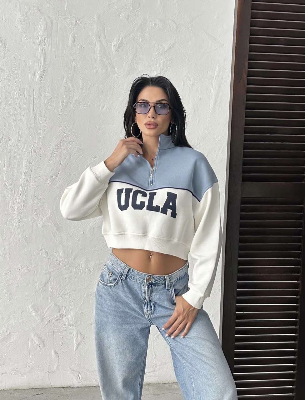 Ucla Crop Sweatshirt