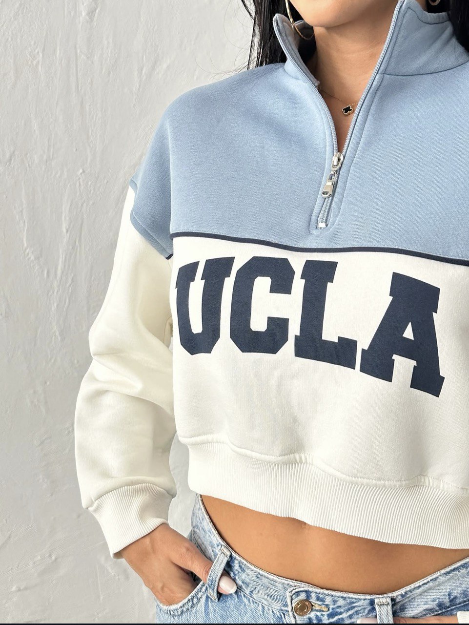 Ucla Crop Sweatshirt