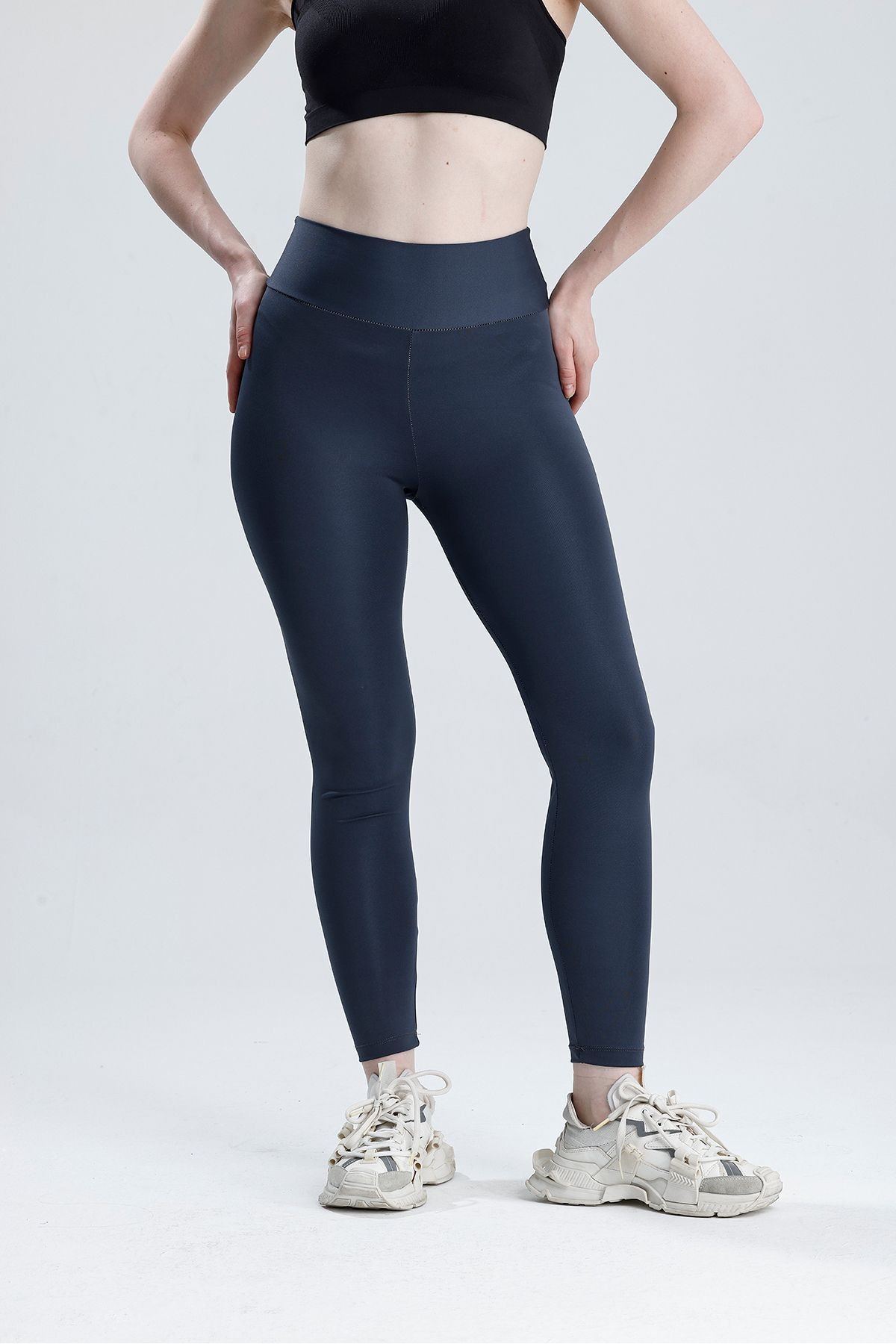 Kadın Yüksek Bel Toparlayıcı Dalgıç Slim Fit Tayt