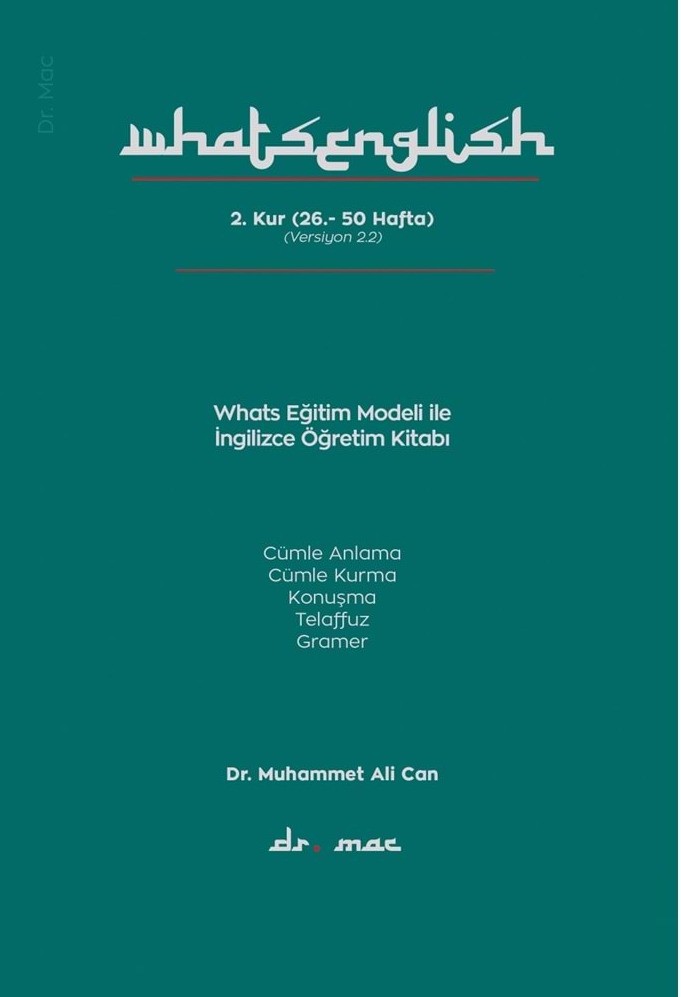 İNGİLİZCE 2- Whats Eğitim Modeli İle İngilizce Öğretim Kitabı