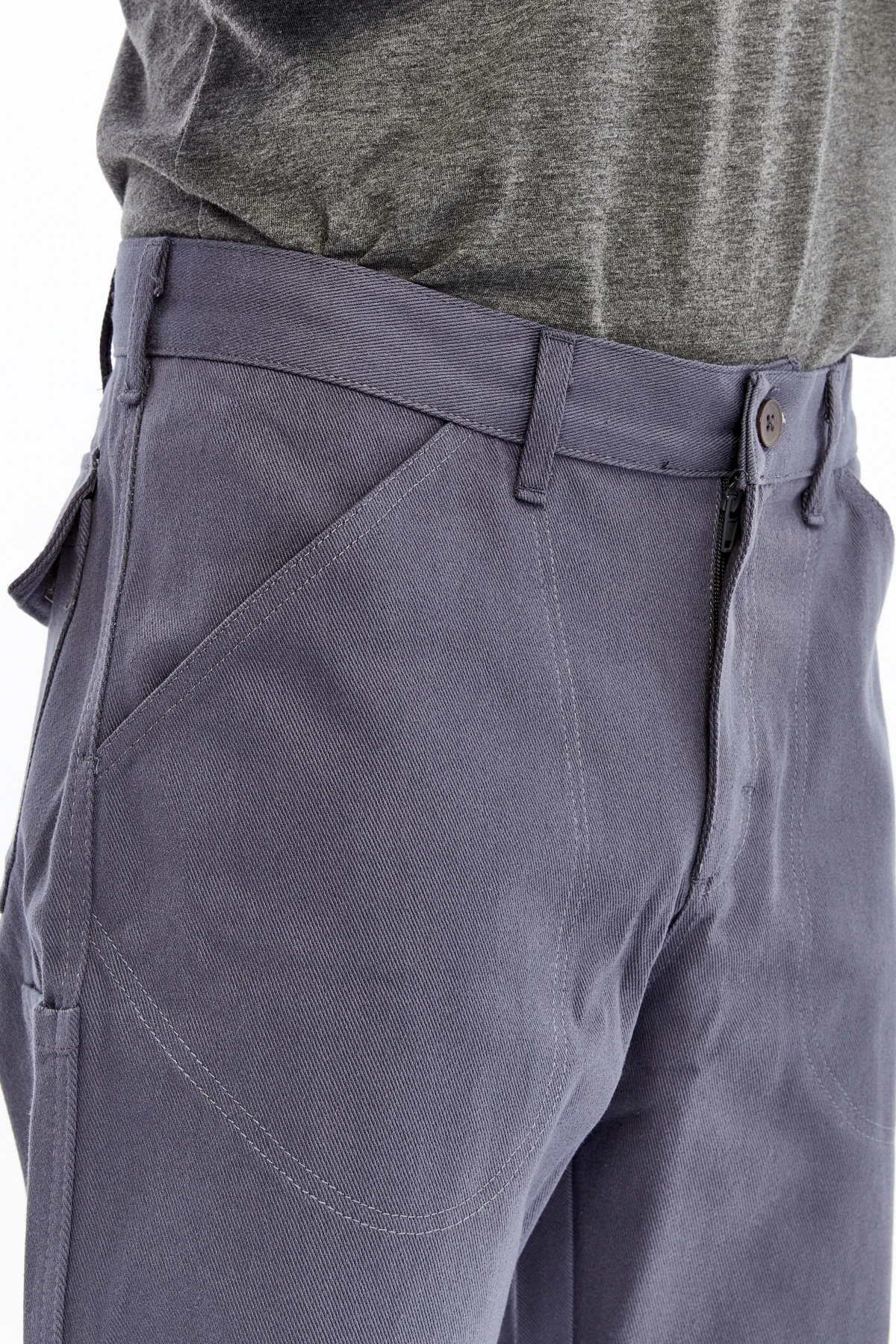 Uniprom İş Pantolonu Kışlık Basic Model 7-7 Kumaş Gri 5 Cepli