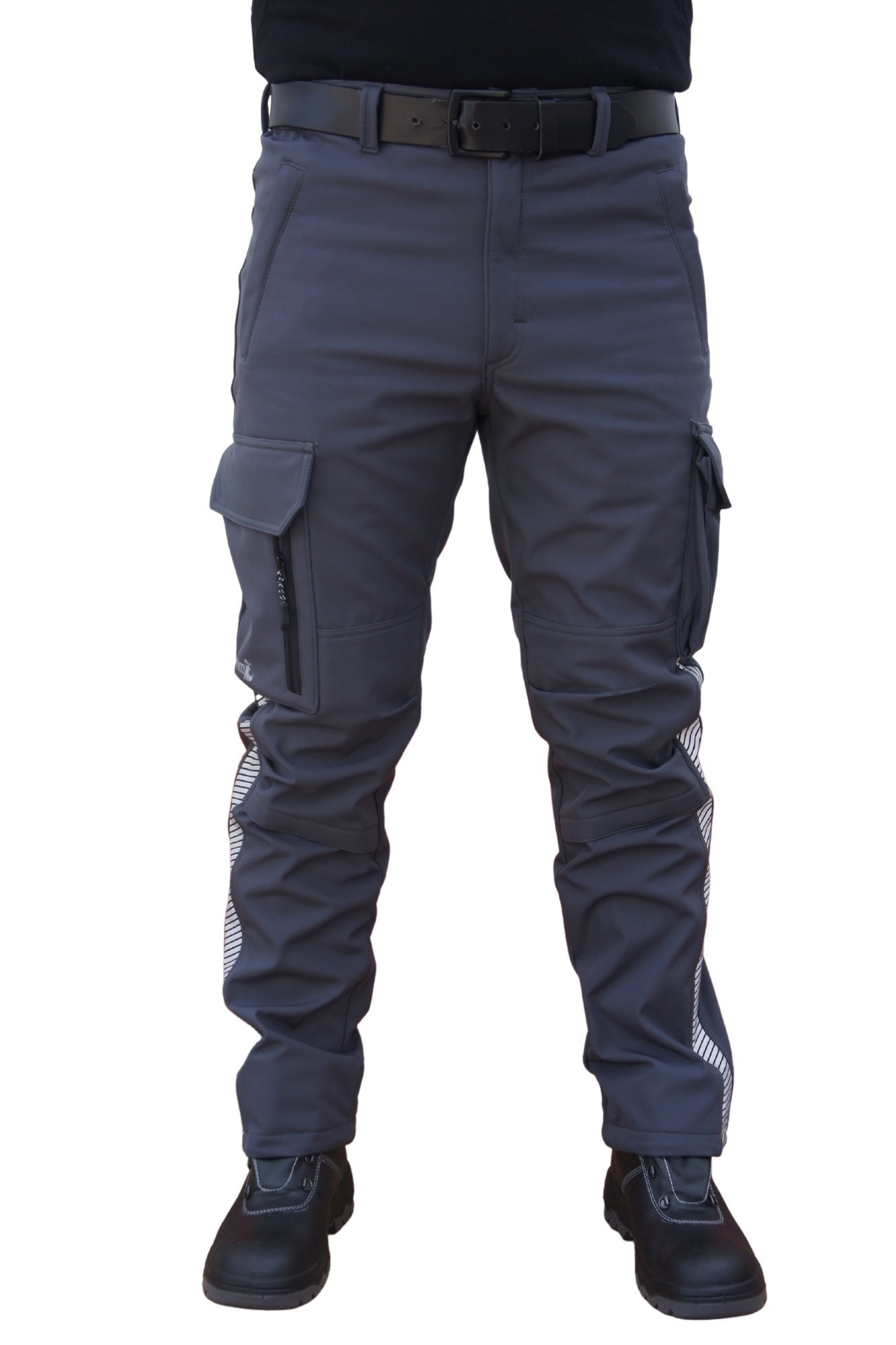 Uniprom Softshell Pantolon Oslo Model Su ve Rüzgar Geçirmez Gri