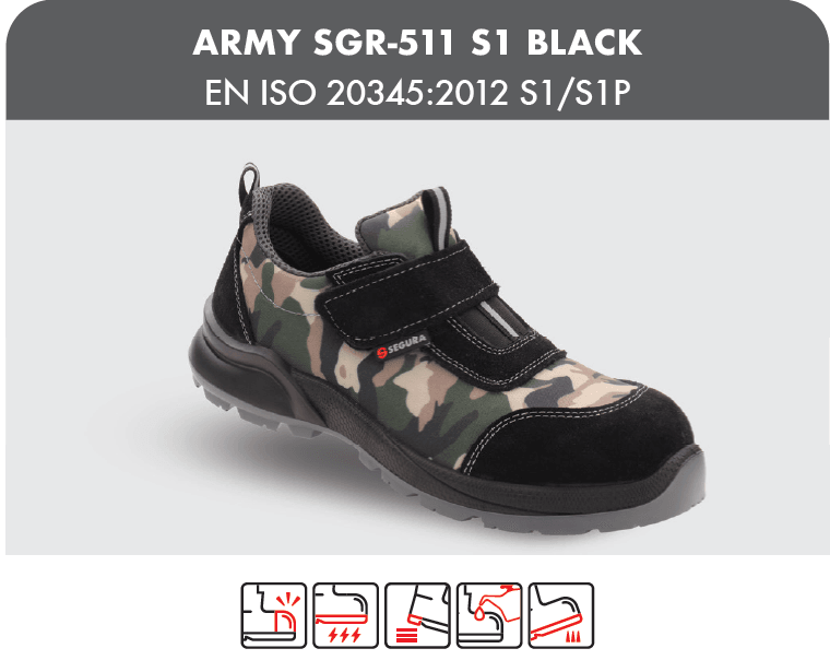 SEGURA ARMY SGR-511 S1 Çelik Burun İş Ayakkabısı