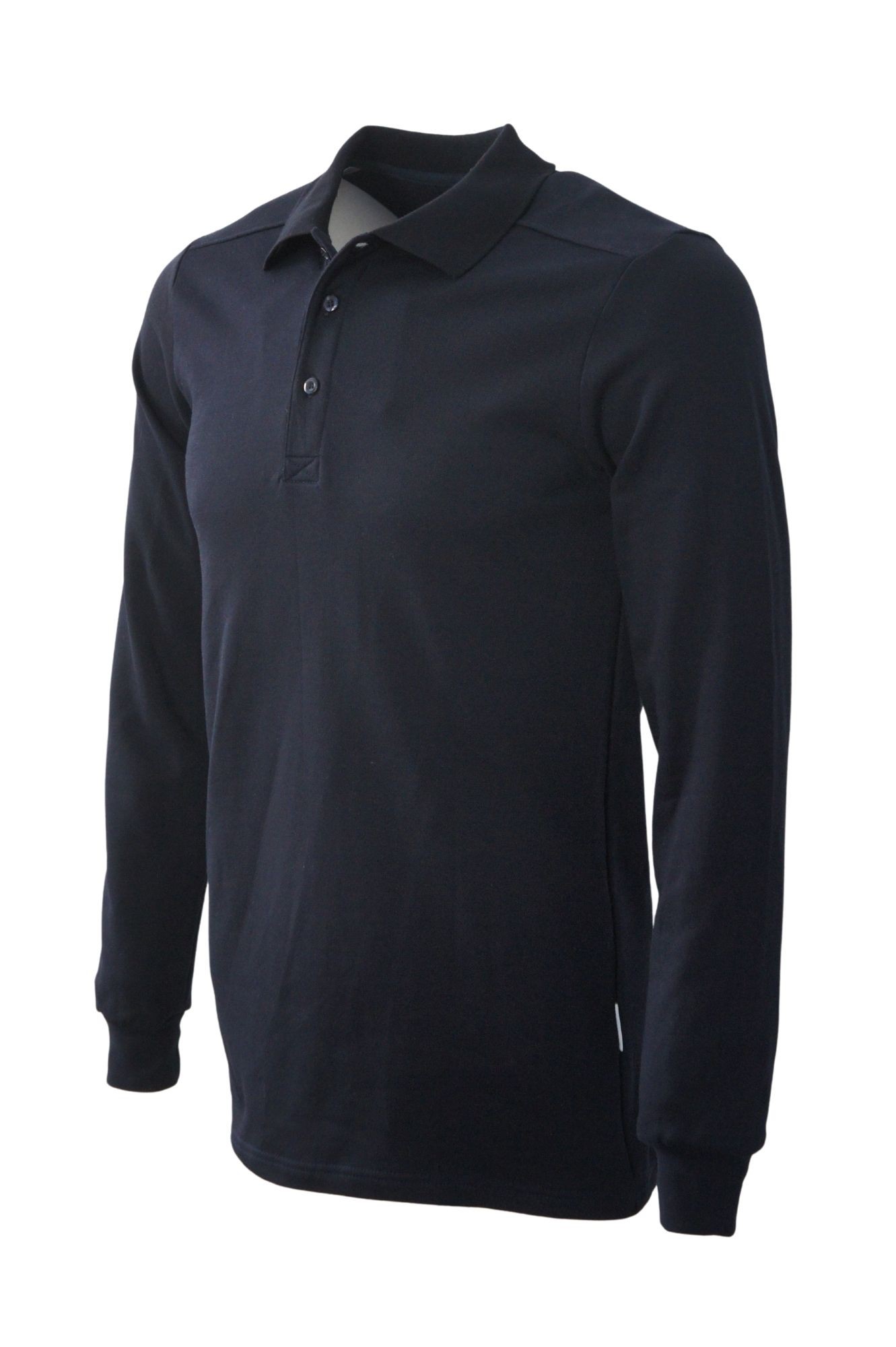 Uniprom Sweatshirt Polo Yaka Şardonlu %100 Pamuk Erkek Lacivert