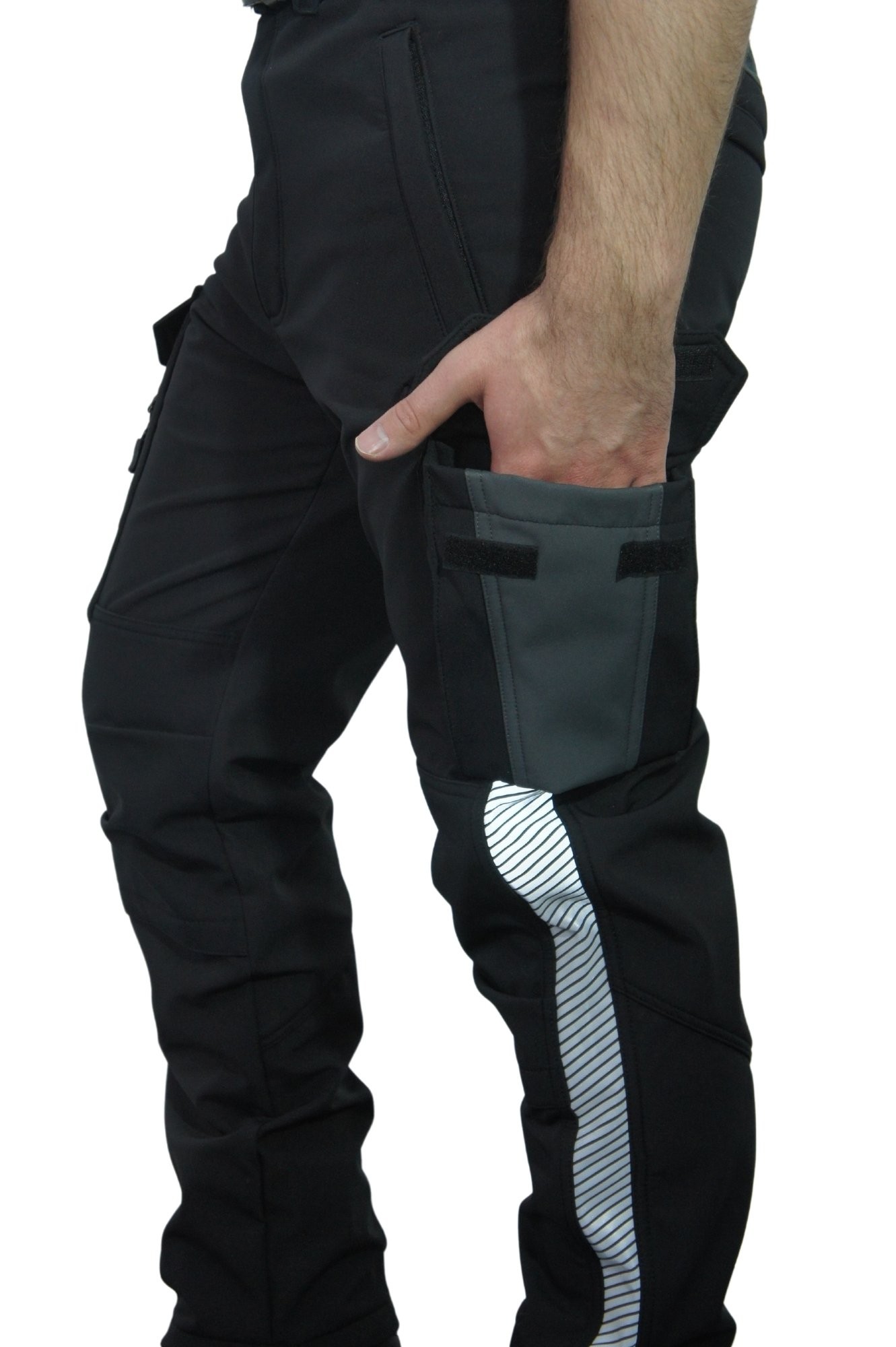 Uniprom Softshell Pantolon Oslo Model Su ve Rüzgar Geçirmez Siyah