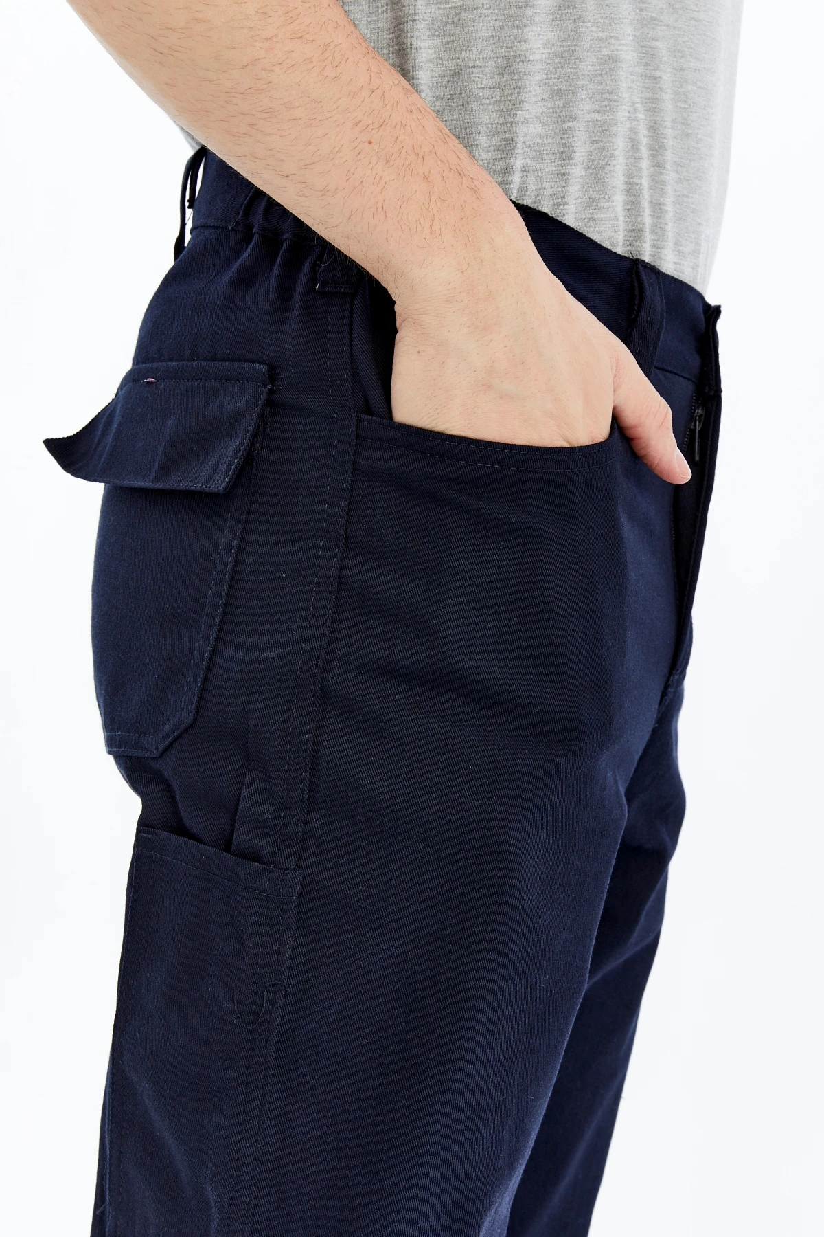 Uniprom İş Pantolonu Kışlık Basic Model 2 Lacivert 5 Cepli