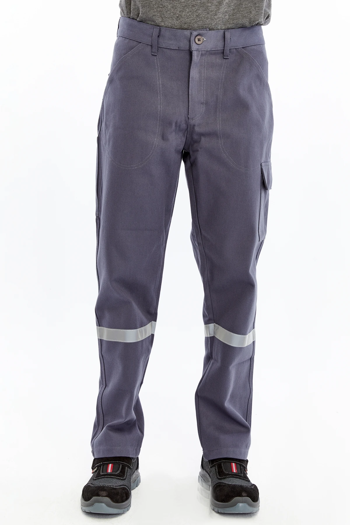 Uniprom İş Pantolonu Kışlık Basic Model 7-7 Kumaş Gri 5 Cepli