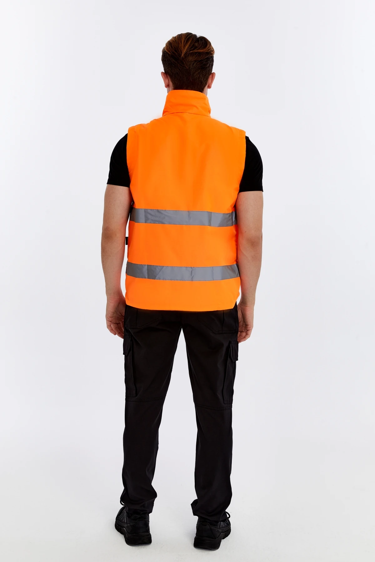 Uniprom Mühendis Yeleği Yönetici İkaz Yeleği Nora Model Reflektörlü Neon Turuncu