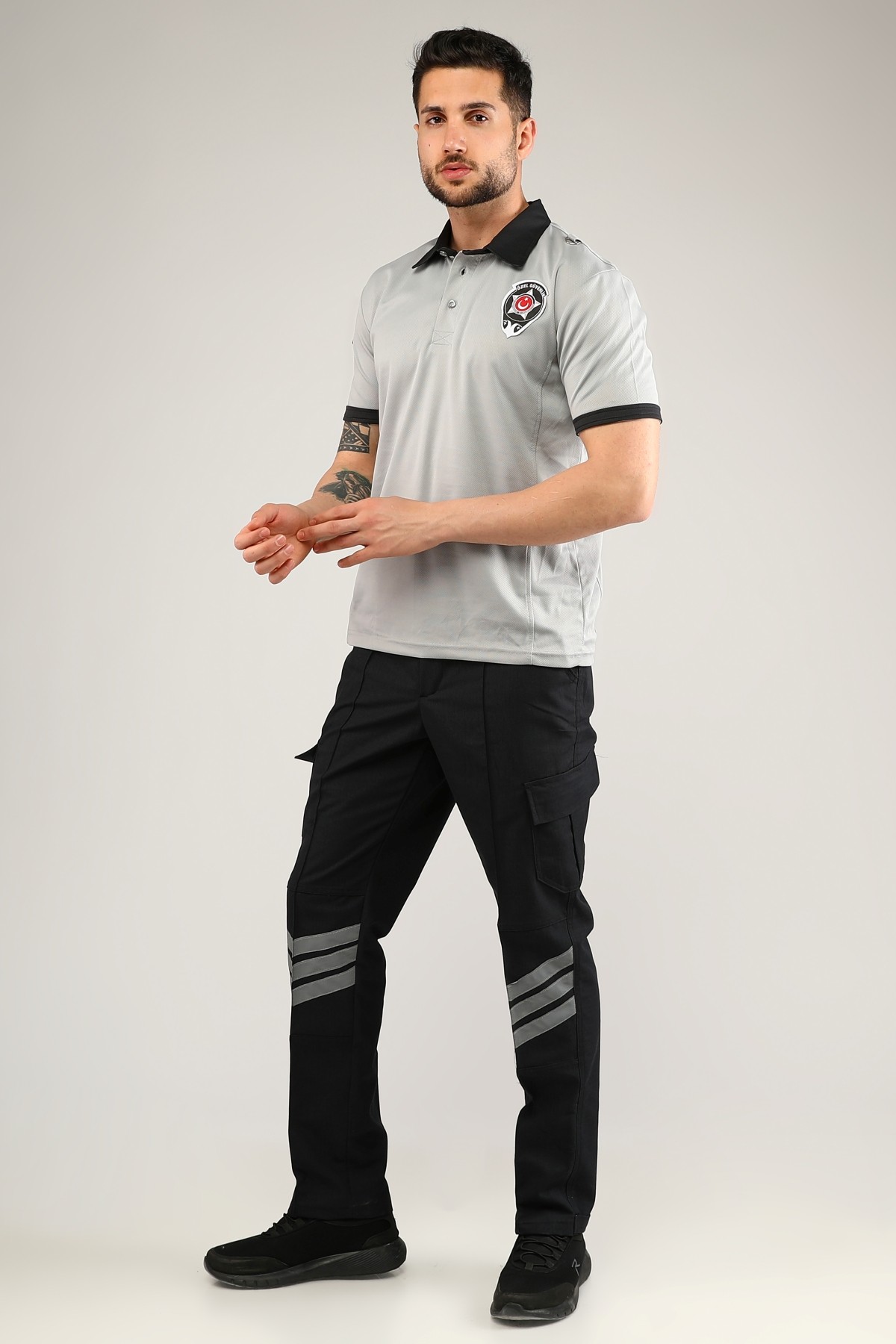 Uniprom Özel Güvenlik T Shirt Kamu Yeni Tip Tişört Erkek
