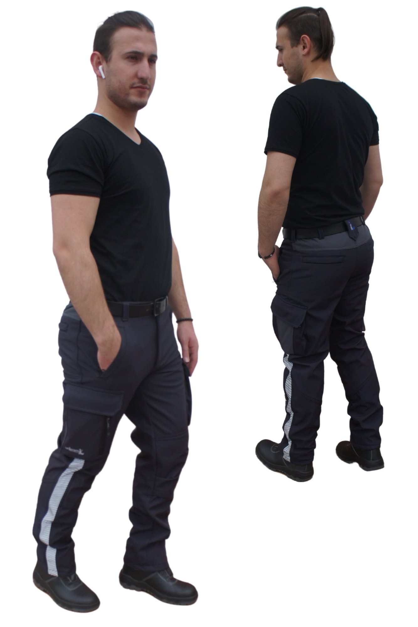 Uniprom Softshell Pantolon Oslo Model Su ve Rüzgar Geçirmez Füme