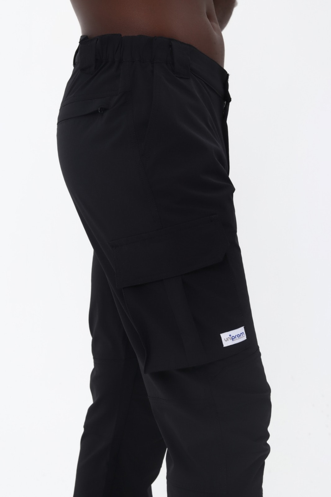 Uniprom Tactical Pantolon Solar Model Likralı Outdoor 7 Cepli Mevsimlik Siyah