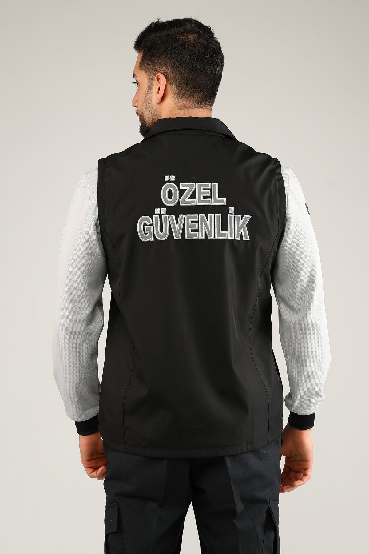 Uniprom Özel Güvenlik Yelek Sırt Nakışlı Göğüs Armalı