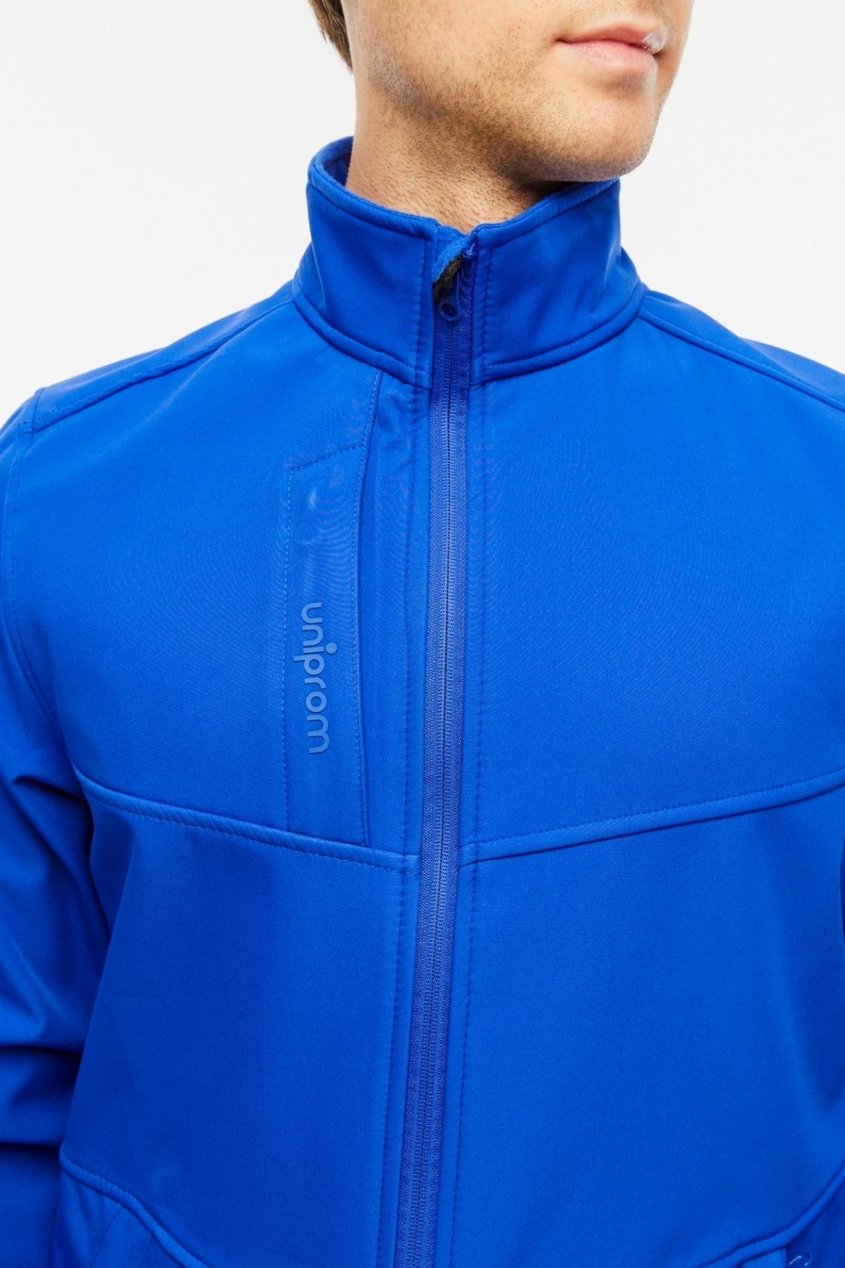 Uniprom Softshell Mont İçi Polarlı Su ve Rüzgar Geçirmez Pro Model Mavi Erkek