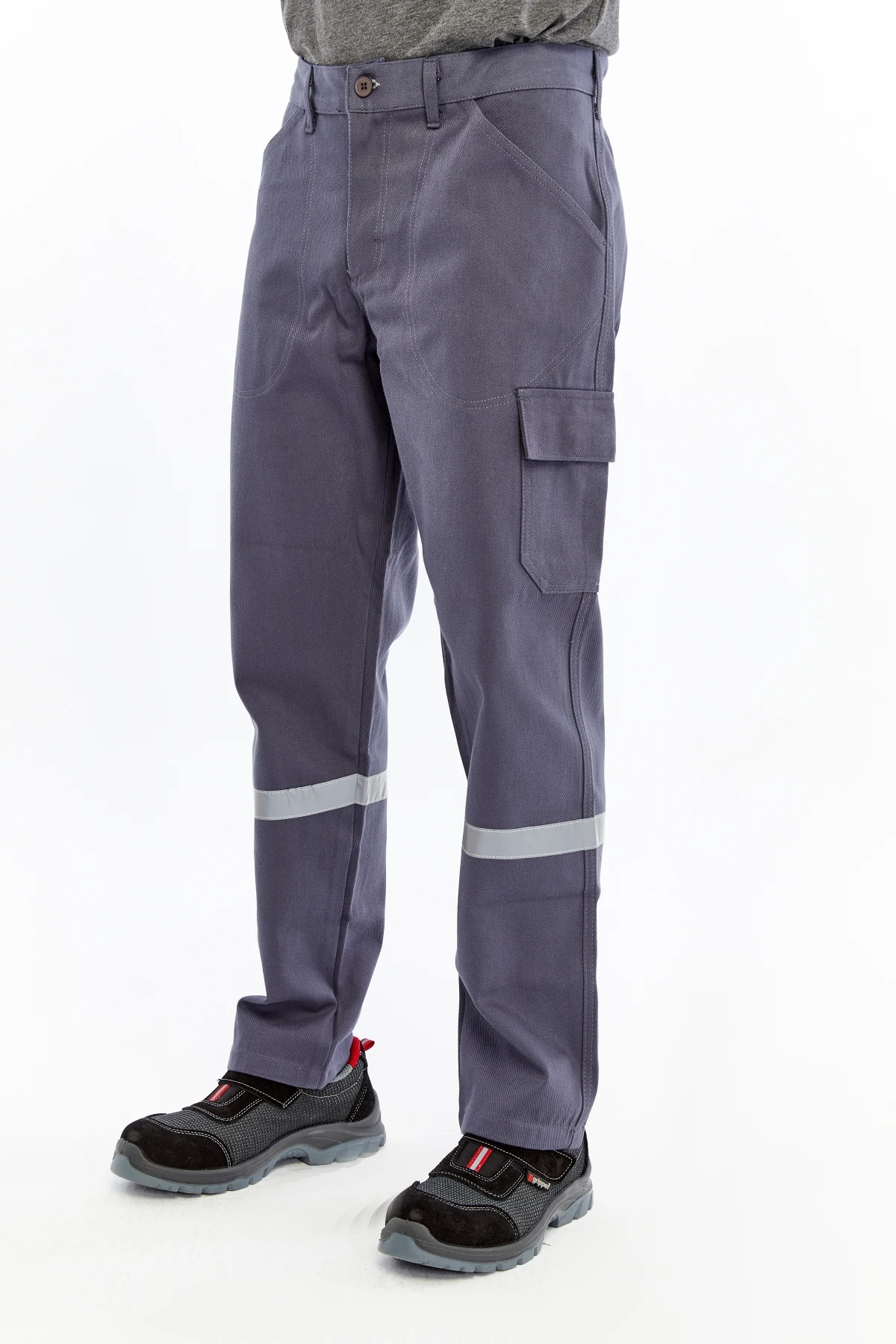 Uniprom İş Pantolonu Kışlık Basic Model 7-7 Kumaş Gri 5 Cepli