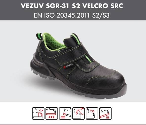 SEGURA VEZUV SGR-31R Çelik Burun İş Ayakkabısı