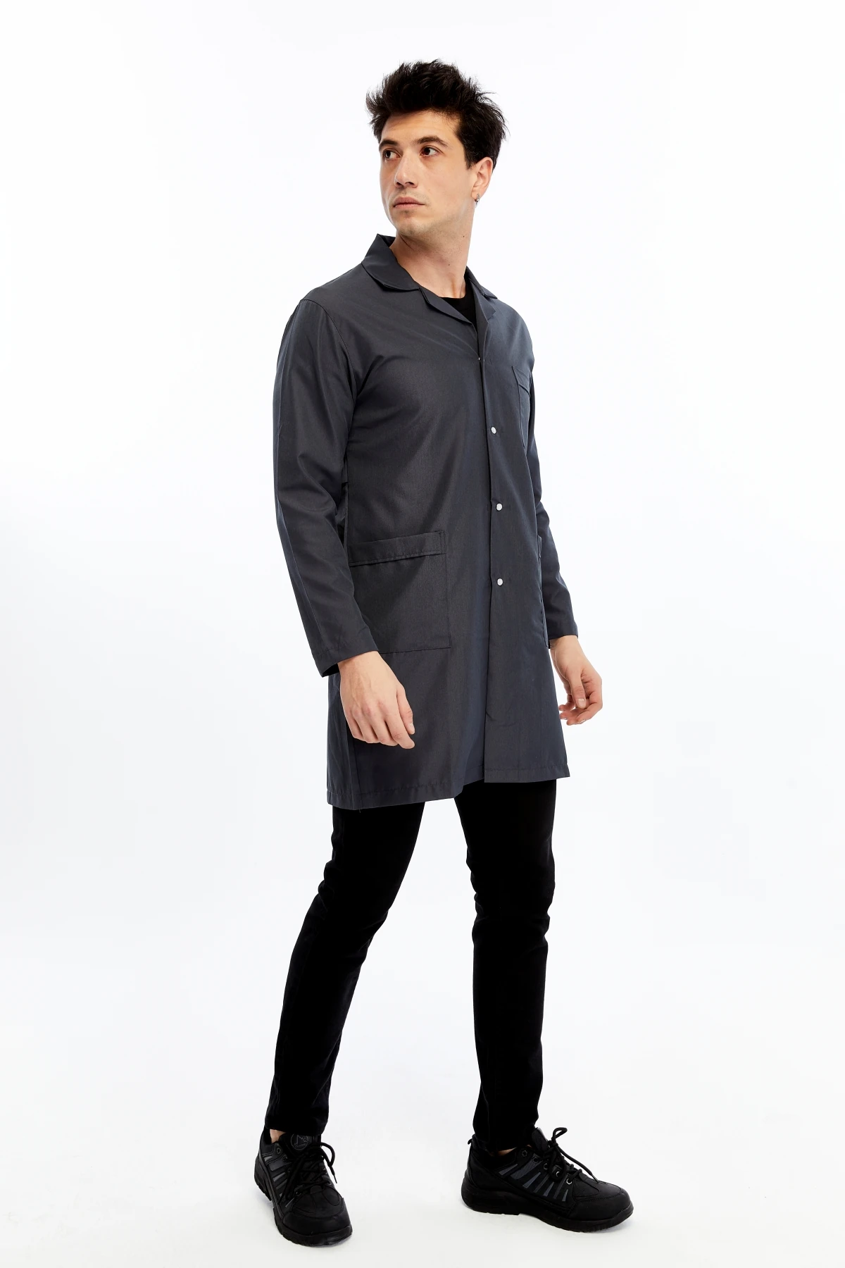 Uniprom İş Önlüğü Temizlik Görevlisi, Hademe, Çaycı, Öğrenci Gri Erkek