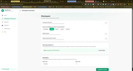 WhatsHub – WhatsApp Sipariş Bildirimi ekran görüntüsü 3