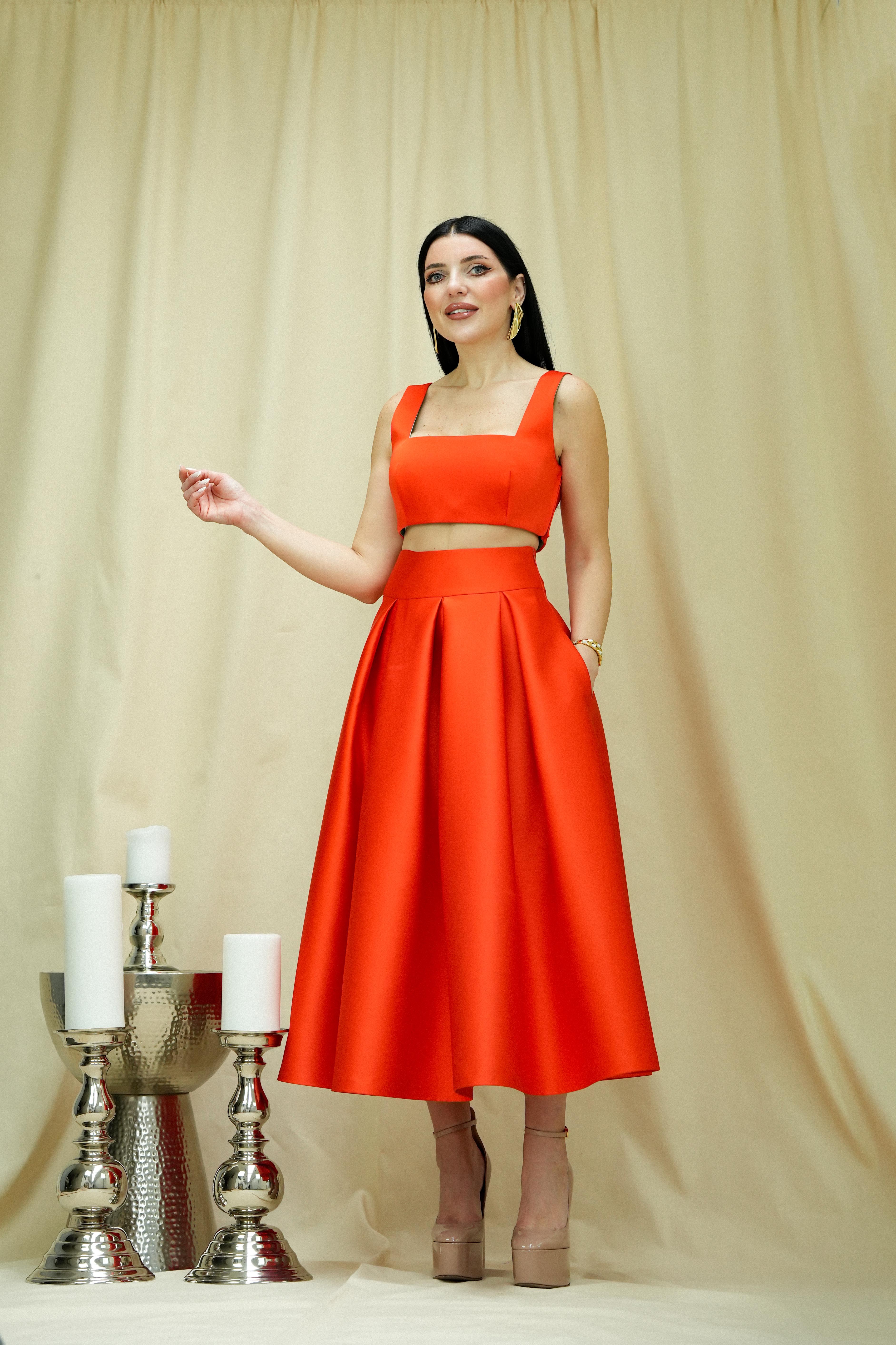 Elegance Bustier - Orange