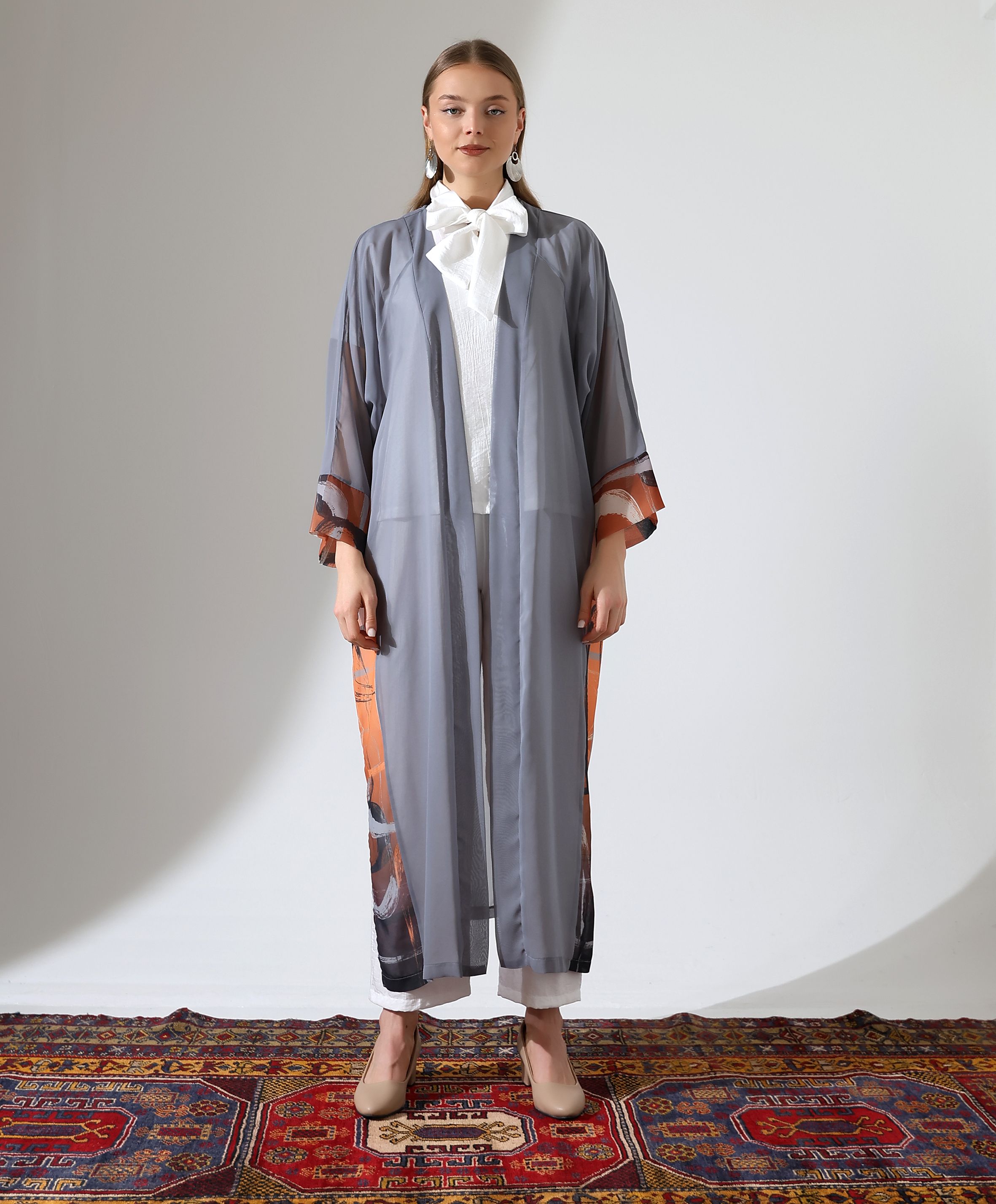 Uzun Şifon Abaya