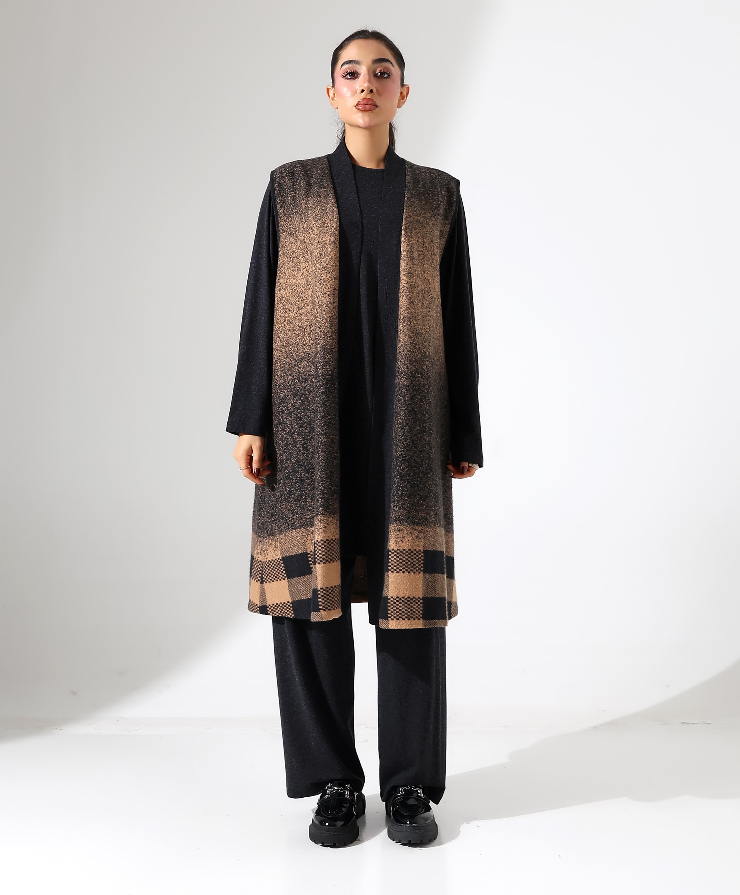 Yelekli Üç Parça Tesettür Takım