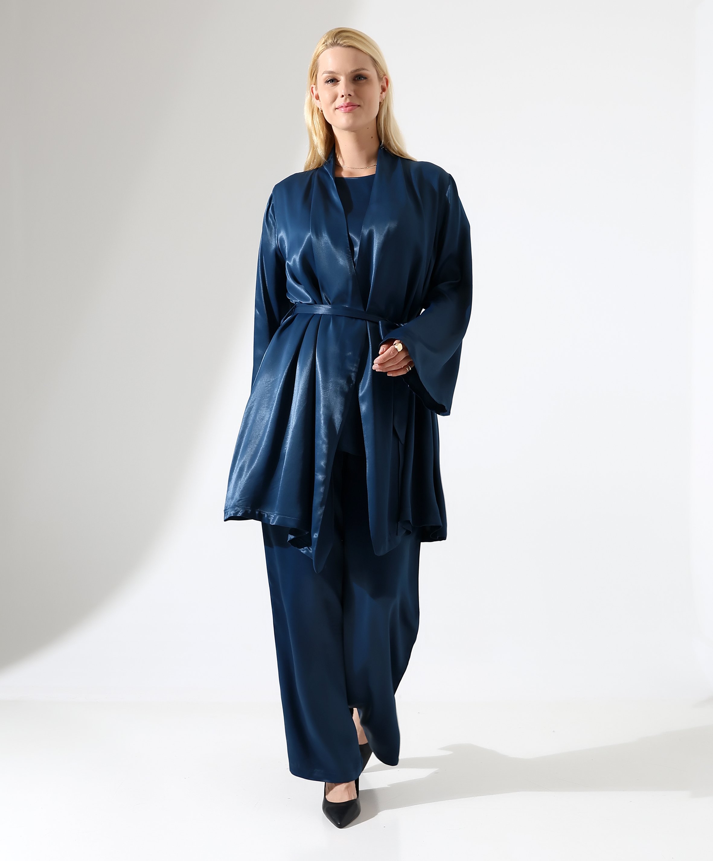Saten Kimono Takım