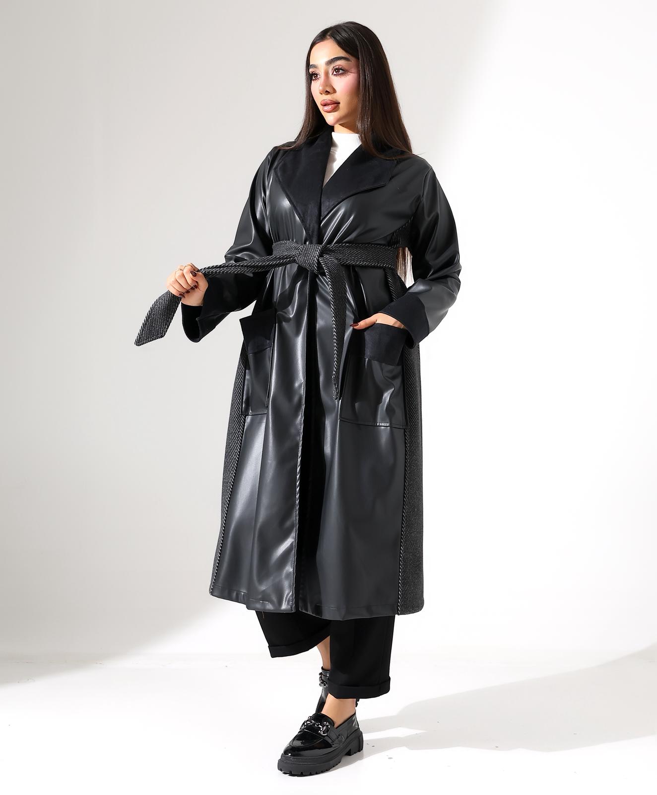 Deri Ceket Üçlü Takım - Kombin