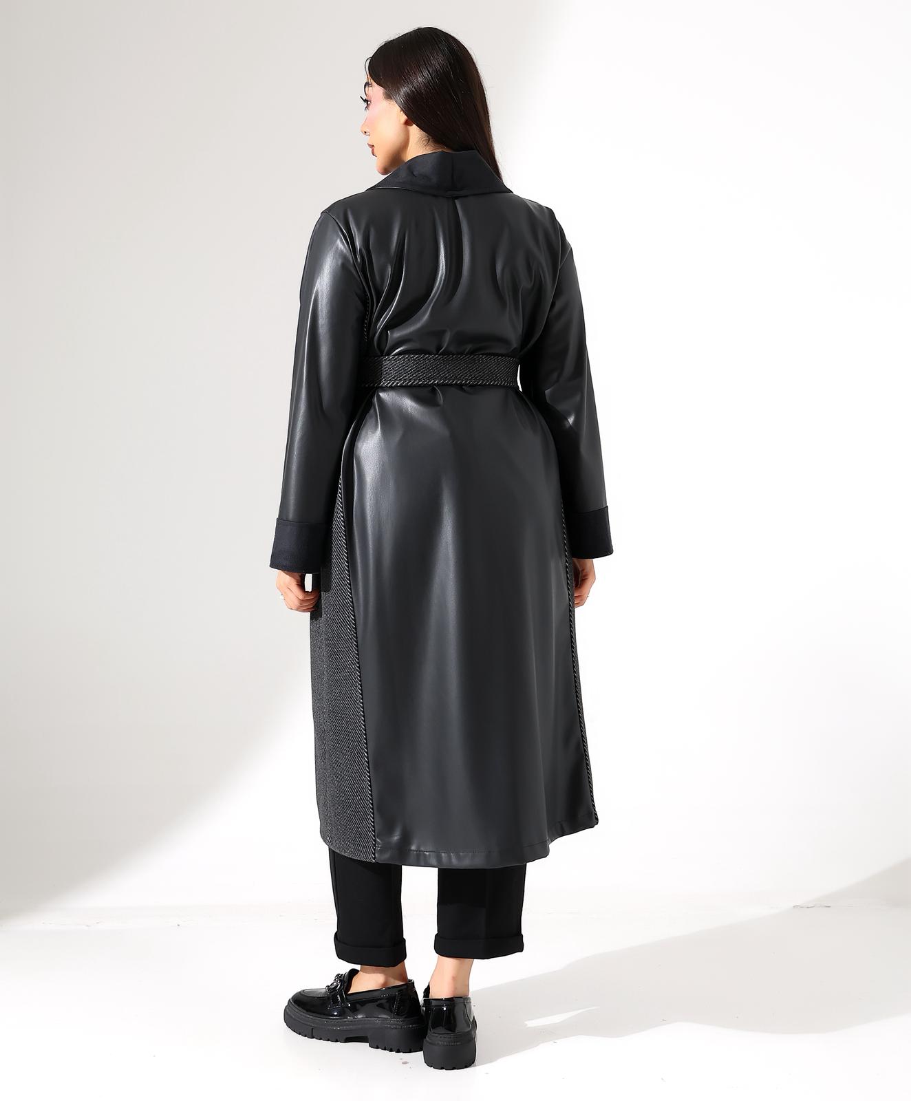 Deri Ceket Üçlü Takım - Kombin