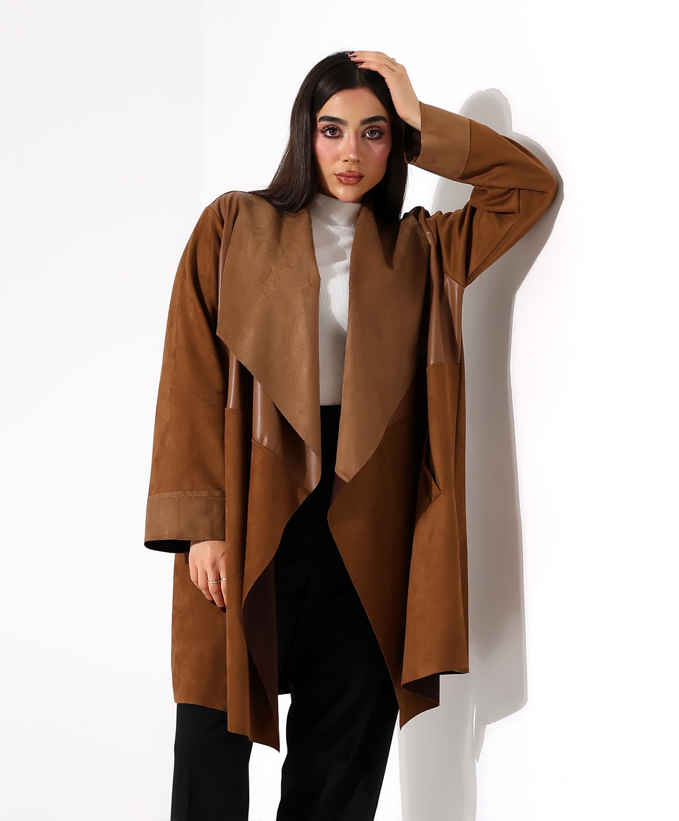 Şal Yaka Deri Ceket