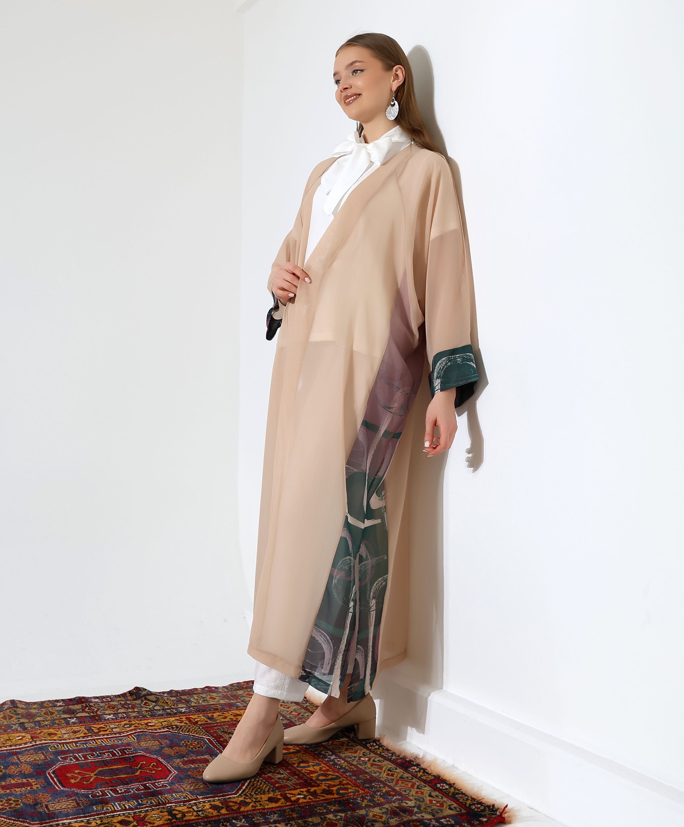 Uzun Şifon Abaya