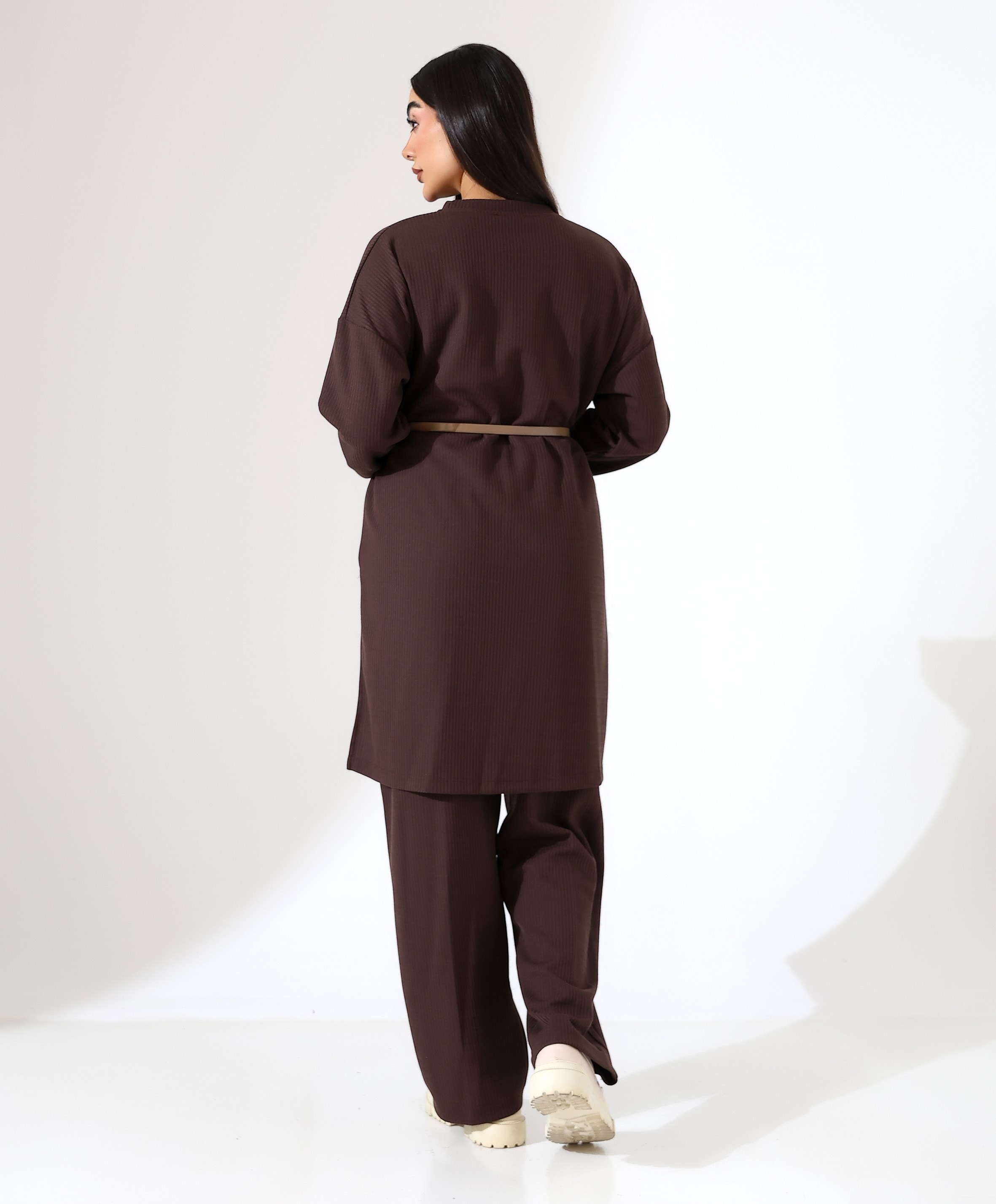 Kemer Detay Selanik Trend İki Parça Takım