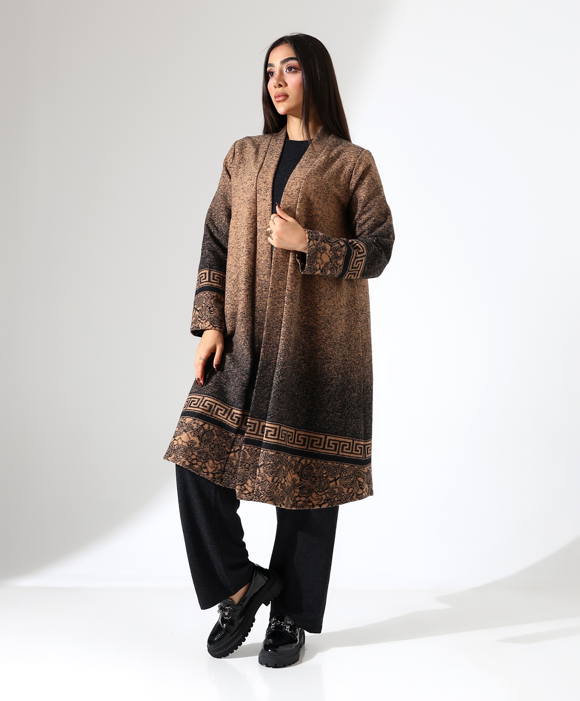 Hırka Üç Parça Tesettür Anne Takım