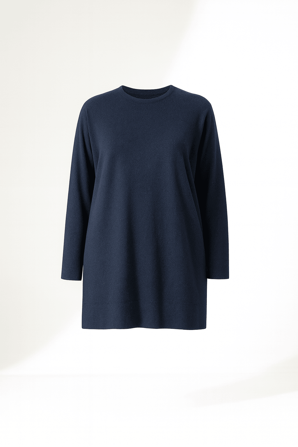 Yün Viskon Tunik - LACİVERT