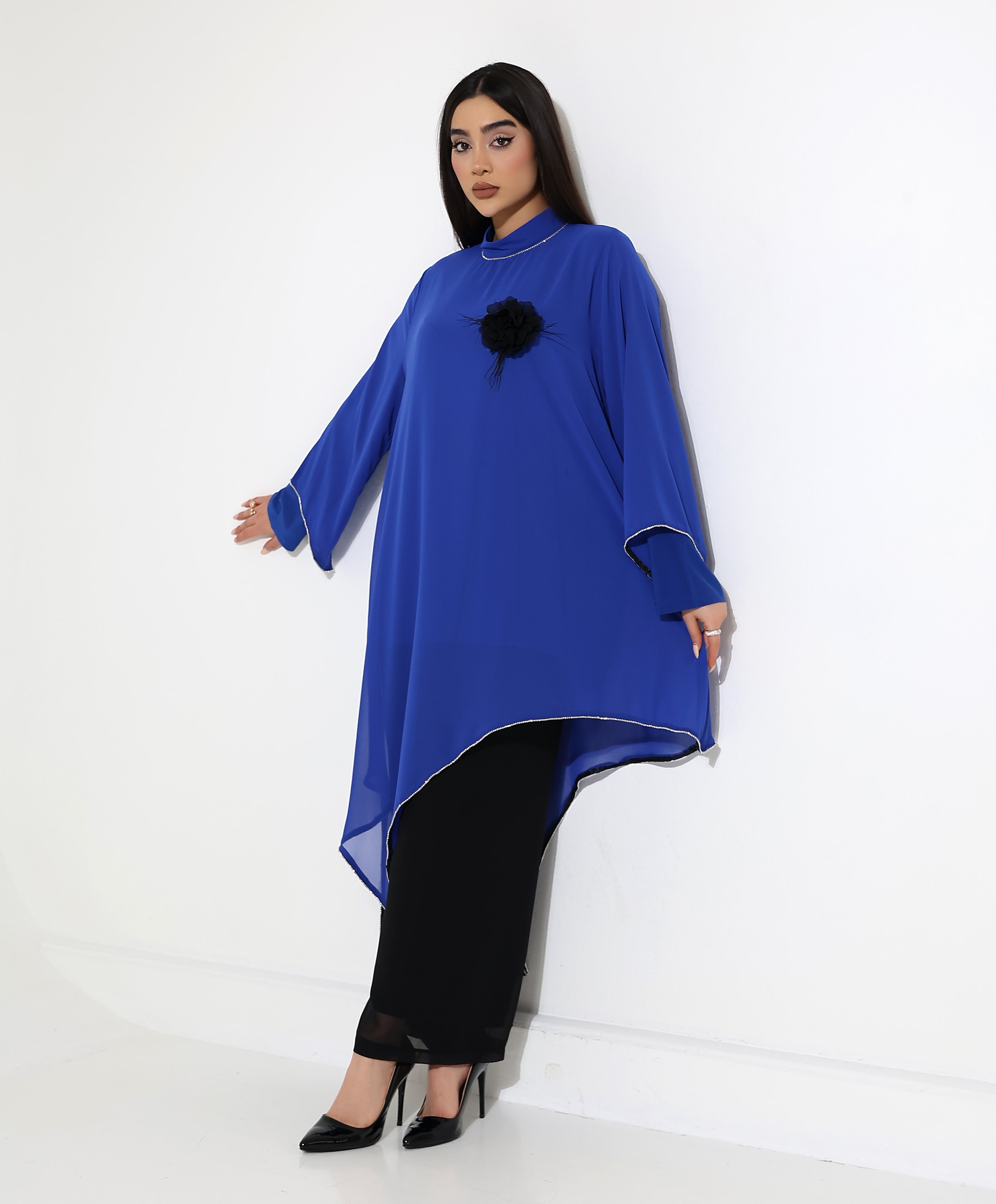 Tesettür Gül Abiye Takım