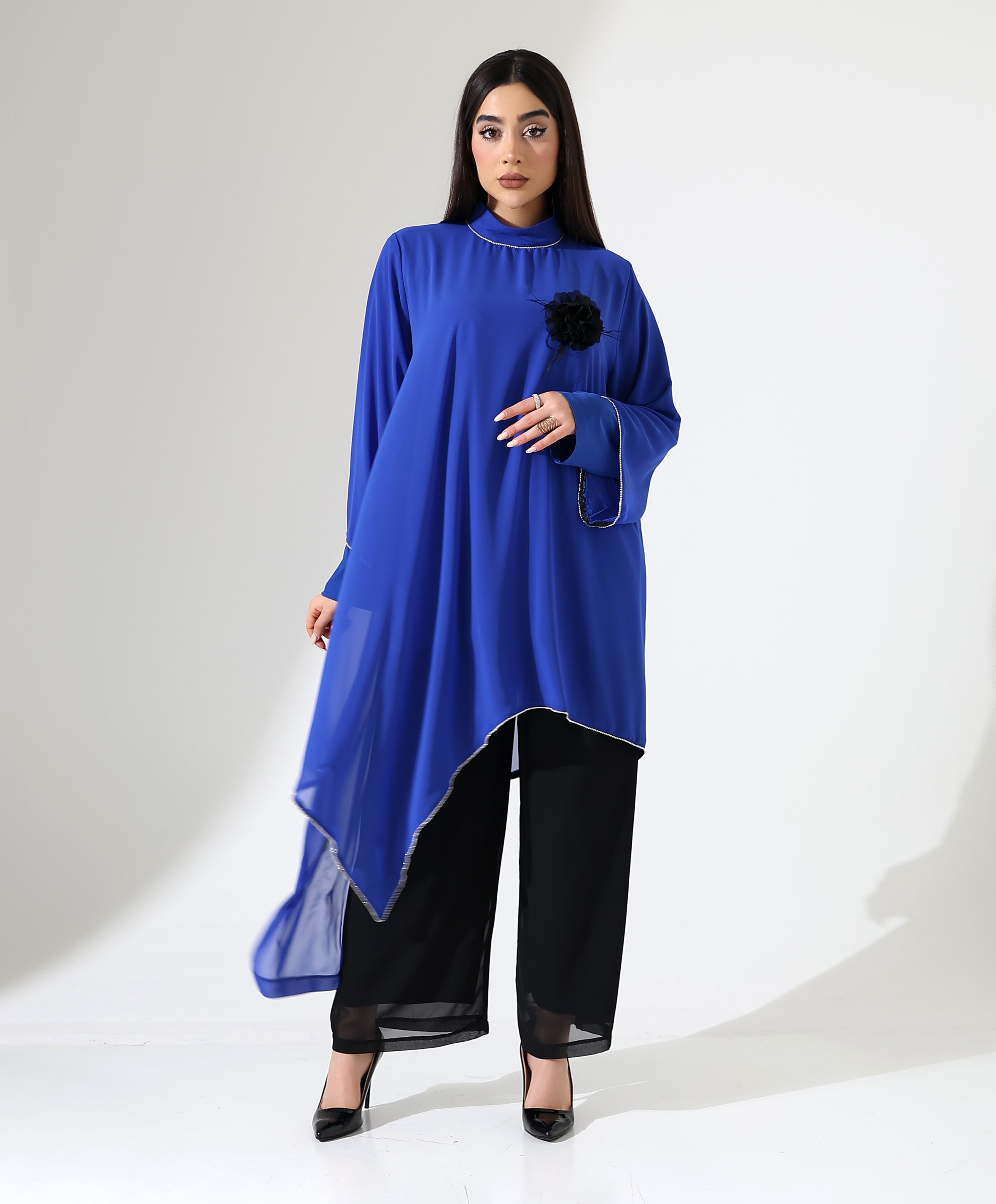 Tesettür Gül Abiye Takım