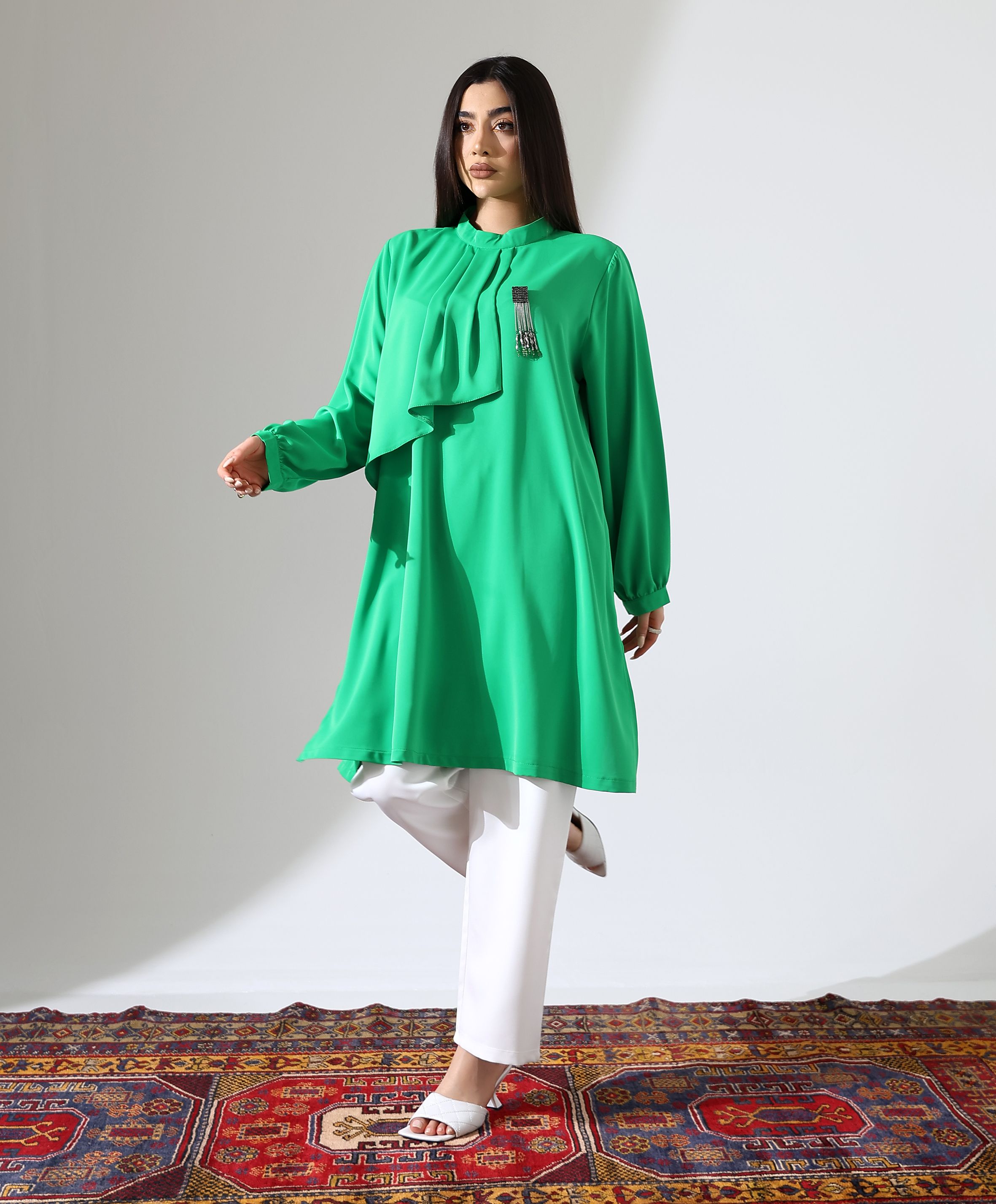 Pile Kısa Tunik