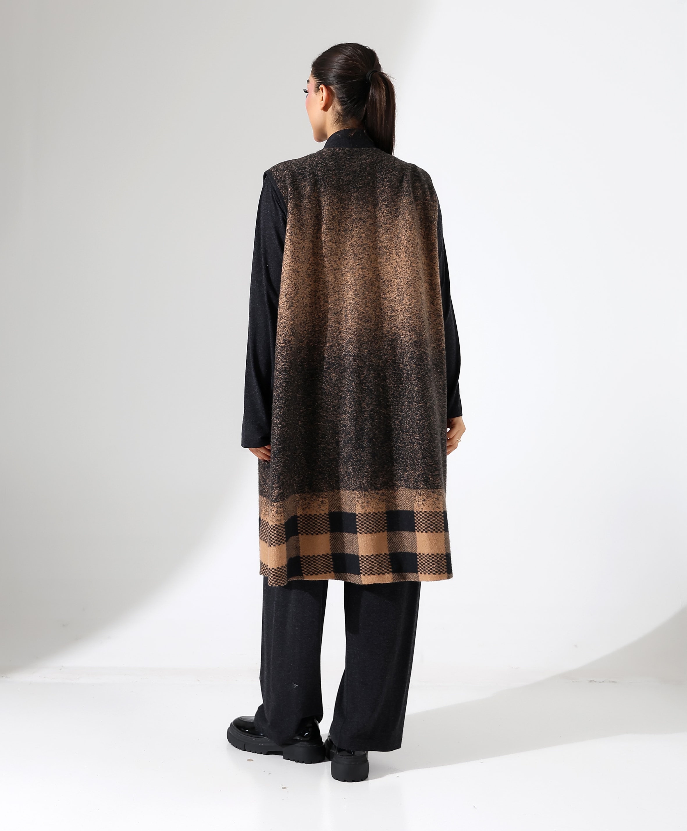 Yelekli Üç Parça Tesettür Takım