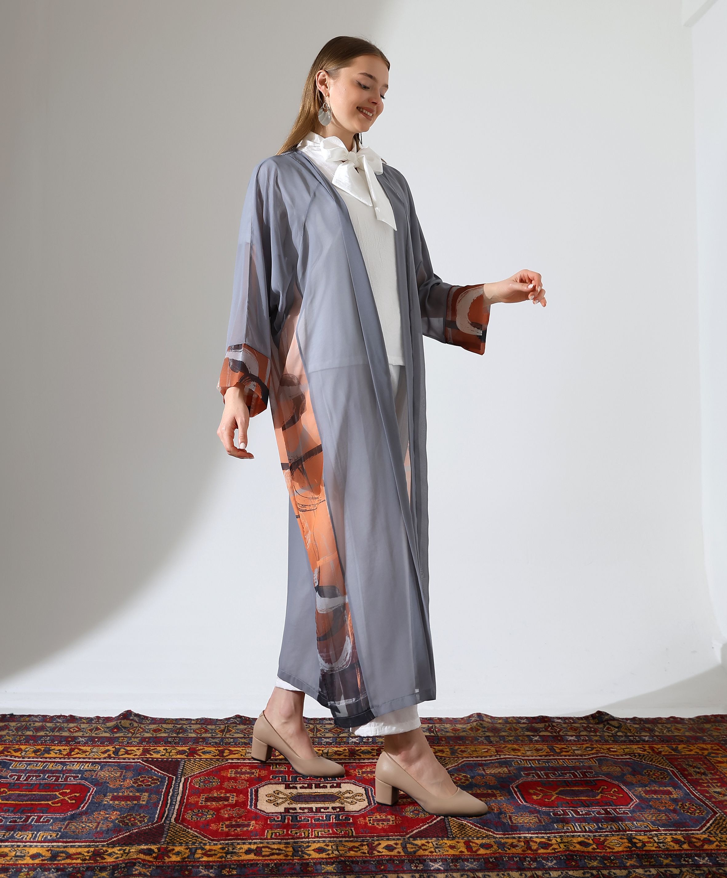 Uzun Şifon Abaya
