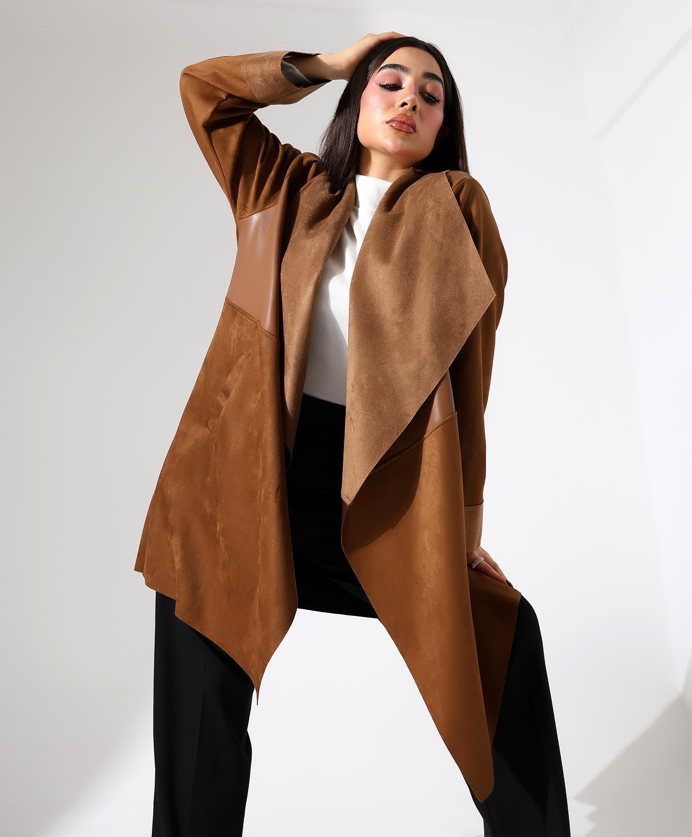 Şal Yaka Deri Ceket