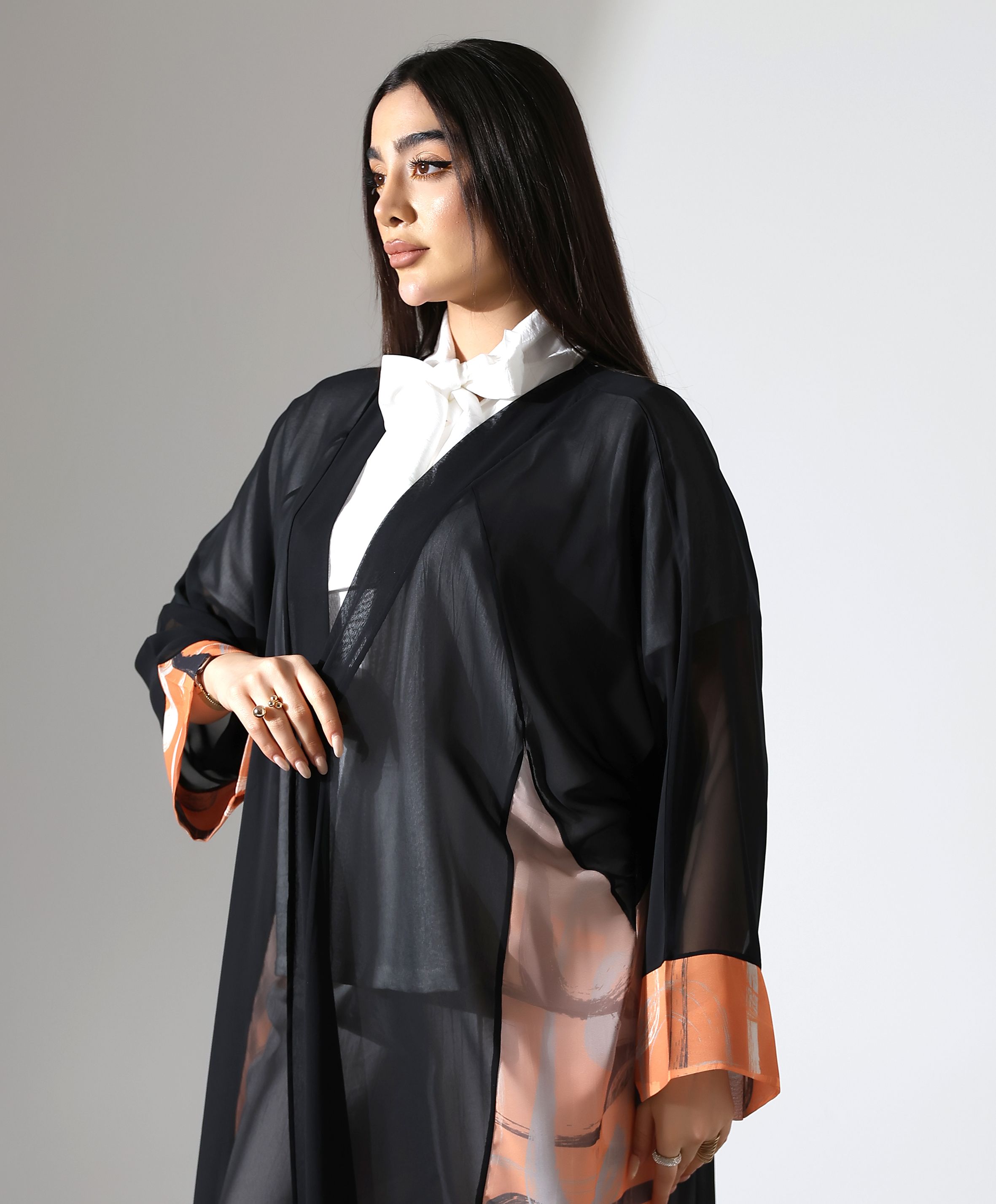 Uzun Şifon Abaya