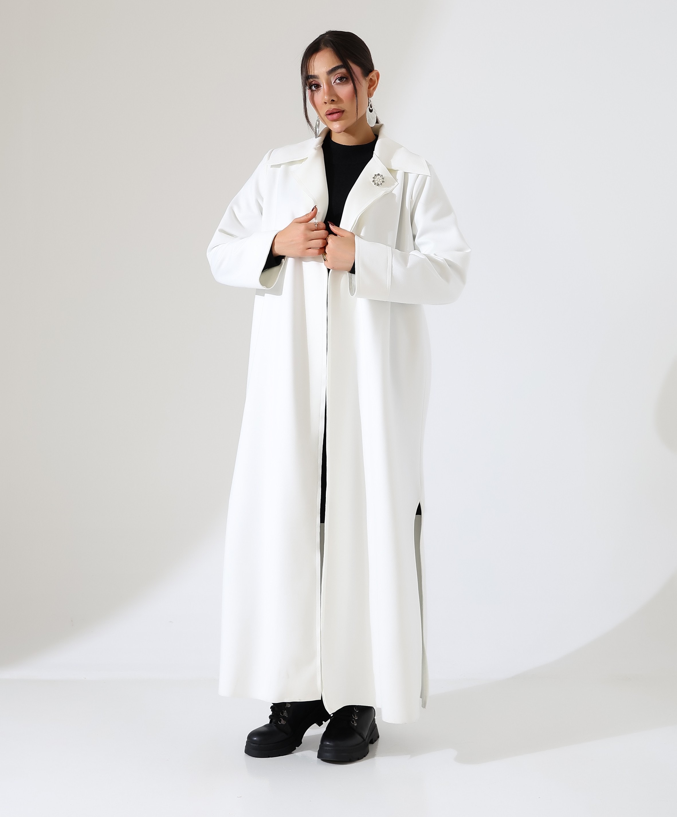 İnci Detay Büyük Beden Hırka