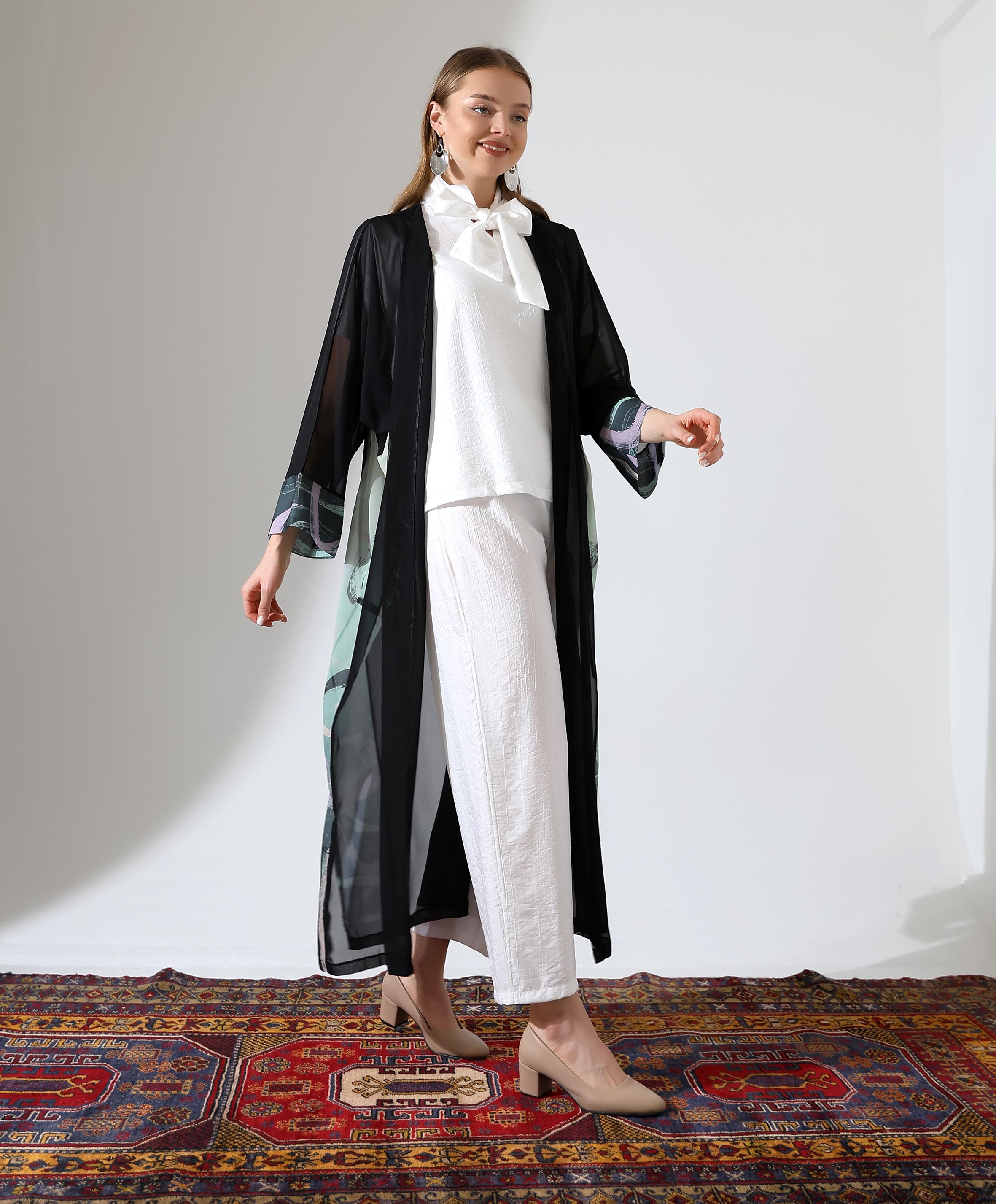 Uzun Şifon Abaya