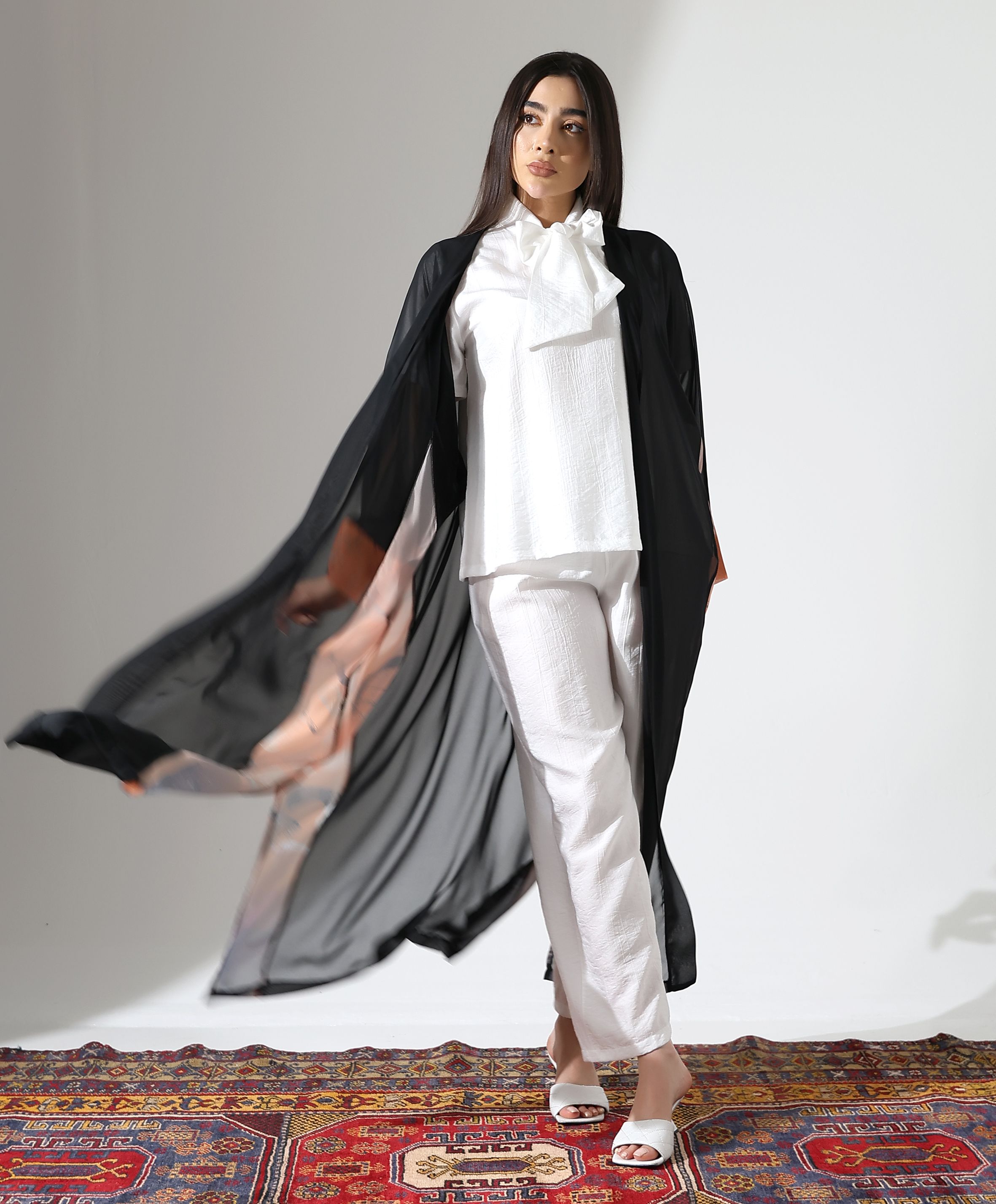 Uzun Şifon Abaya