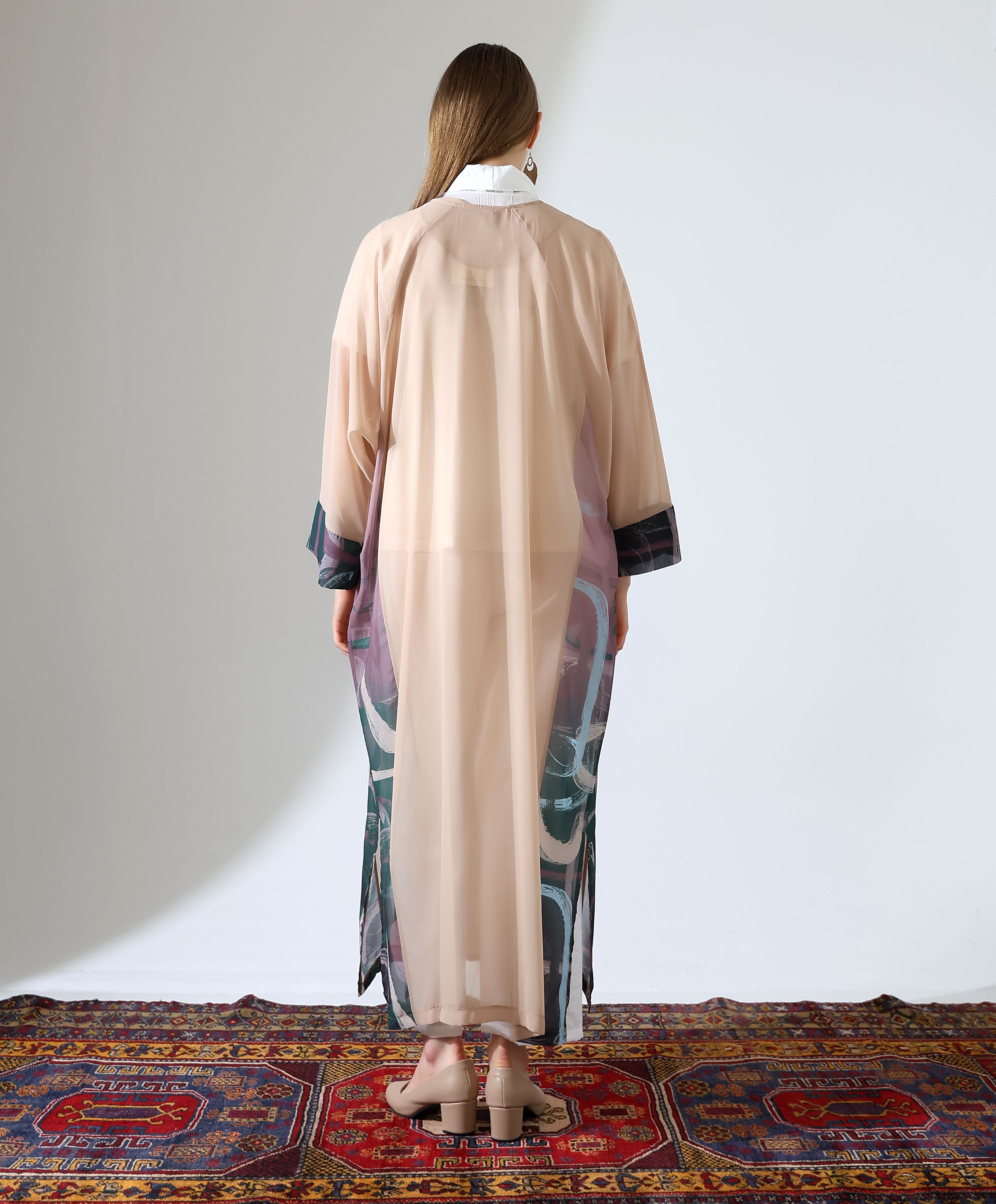 Uzun Şifon Abaya