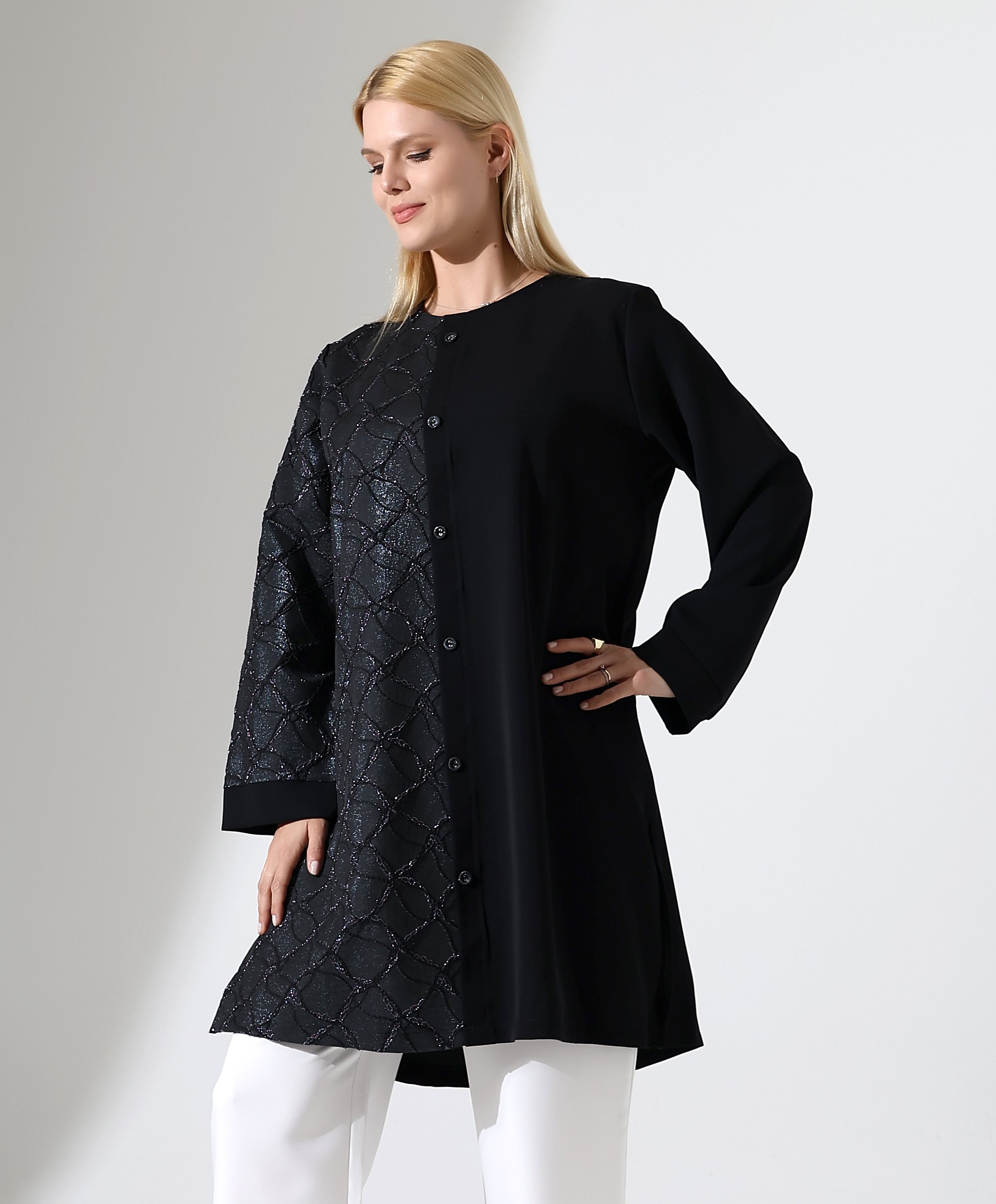 Dokuma Krep Tunik