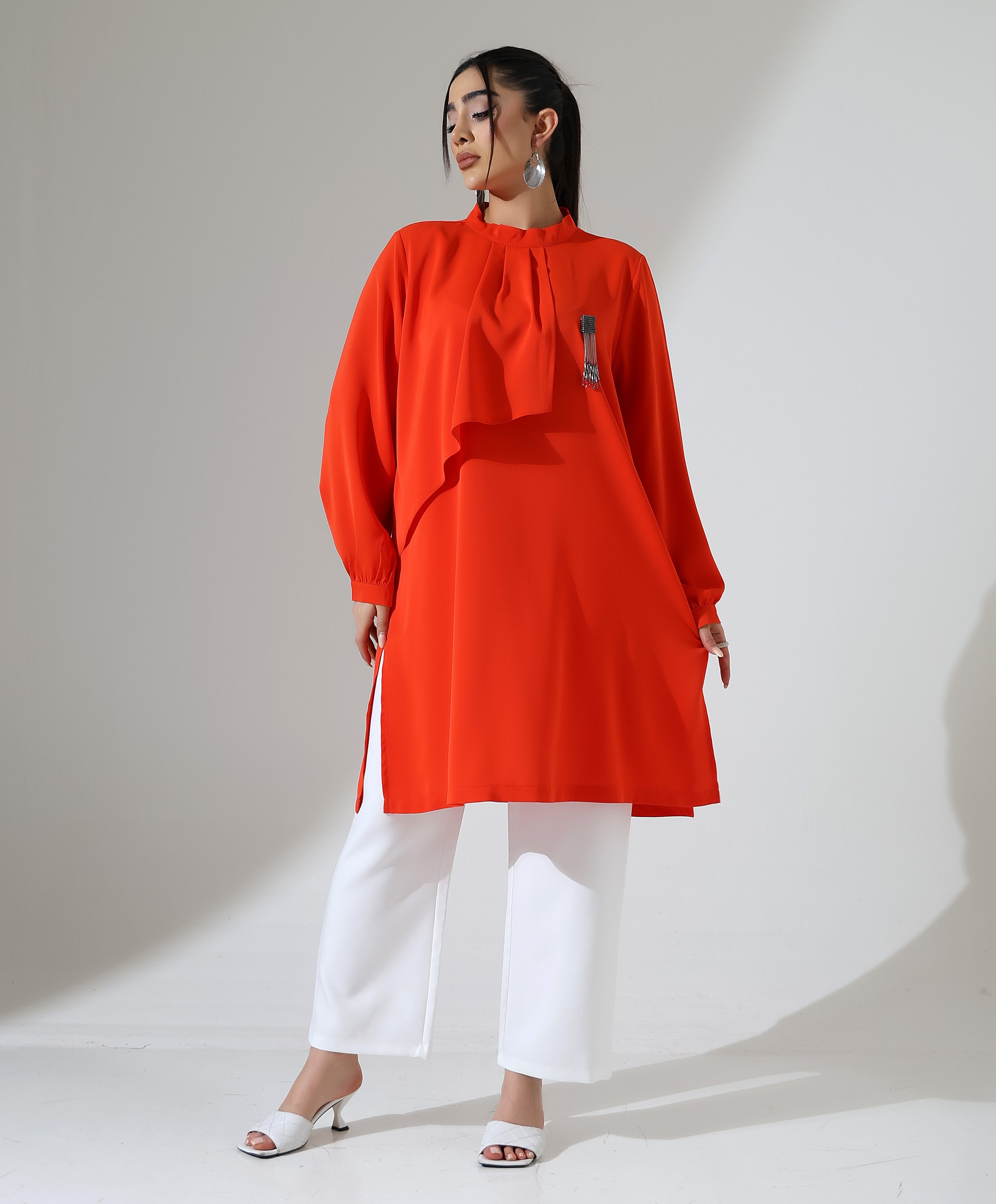 Pile Kısa Tunik