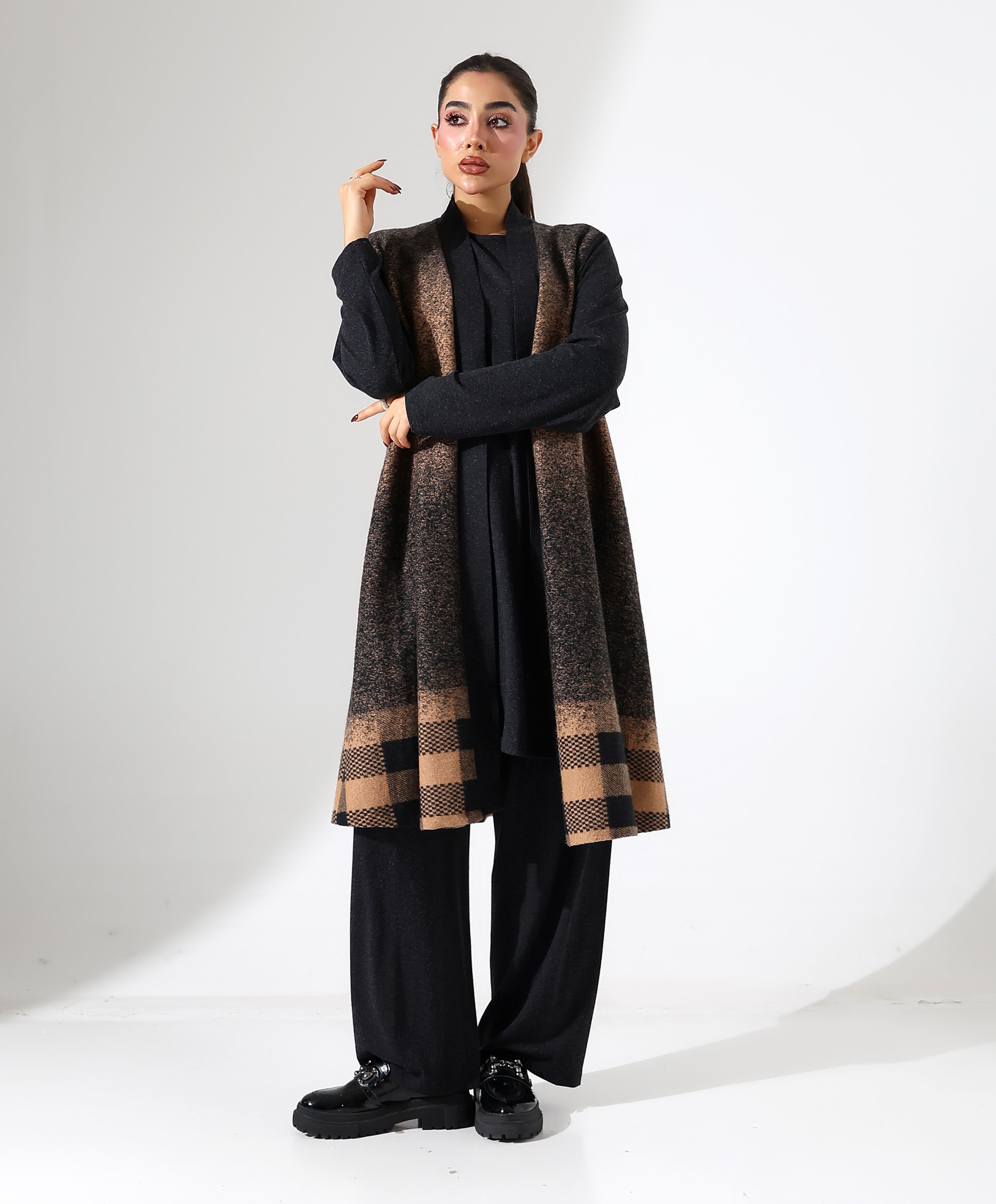 Yelekli Üç Parça Tesettür Takım