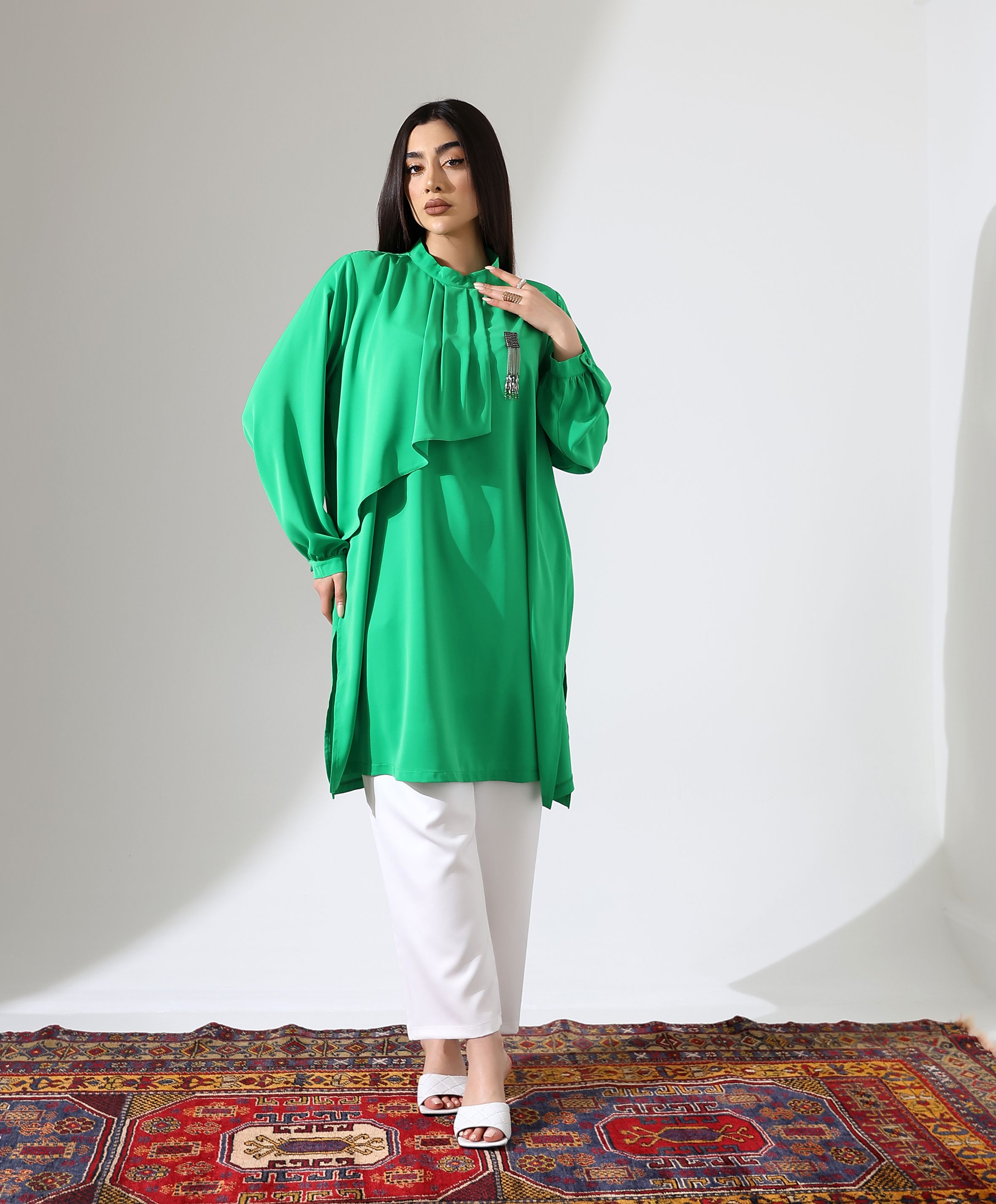 Pile Kısa Tunik